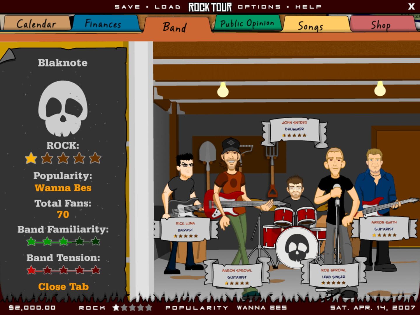Rock Tour Tycoon - Screenshot