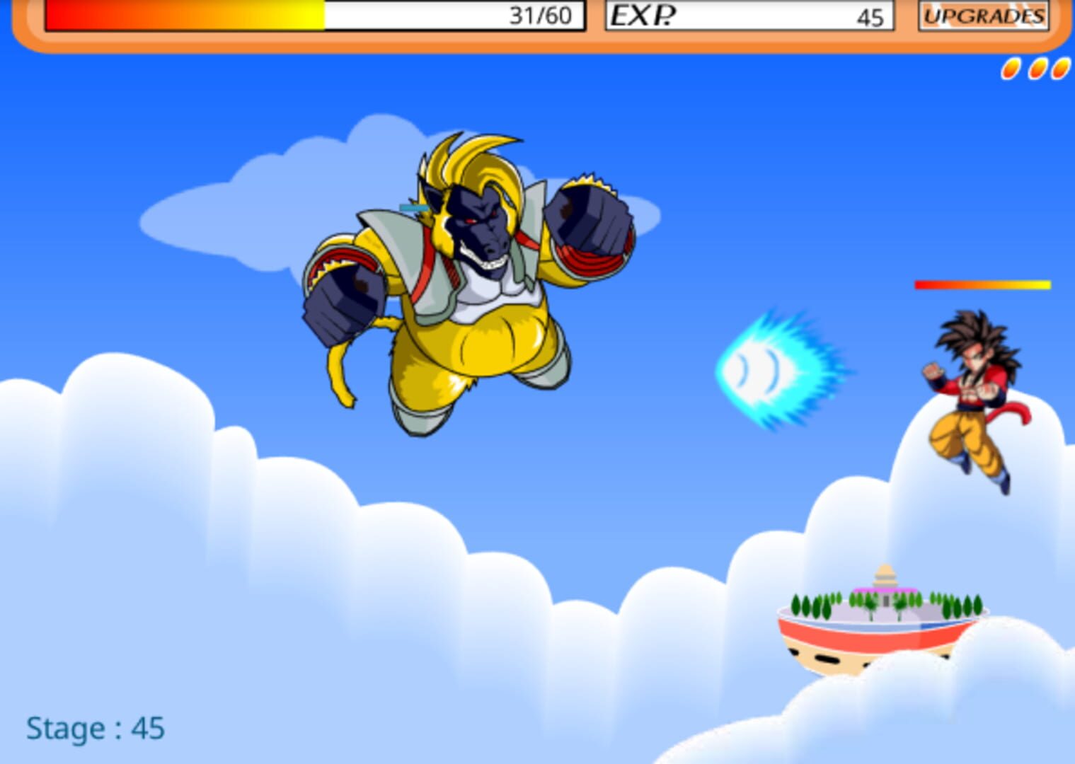 Dragon Ball Z: Earth Defender - Screenshot