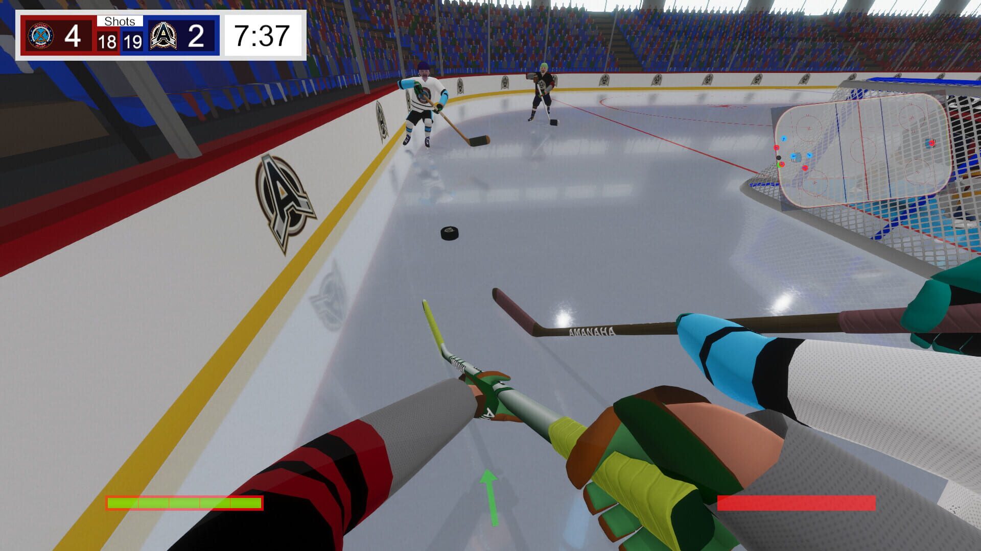 Amanaha hockey - Screenshot