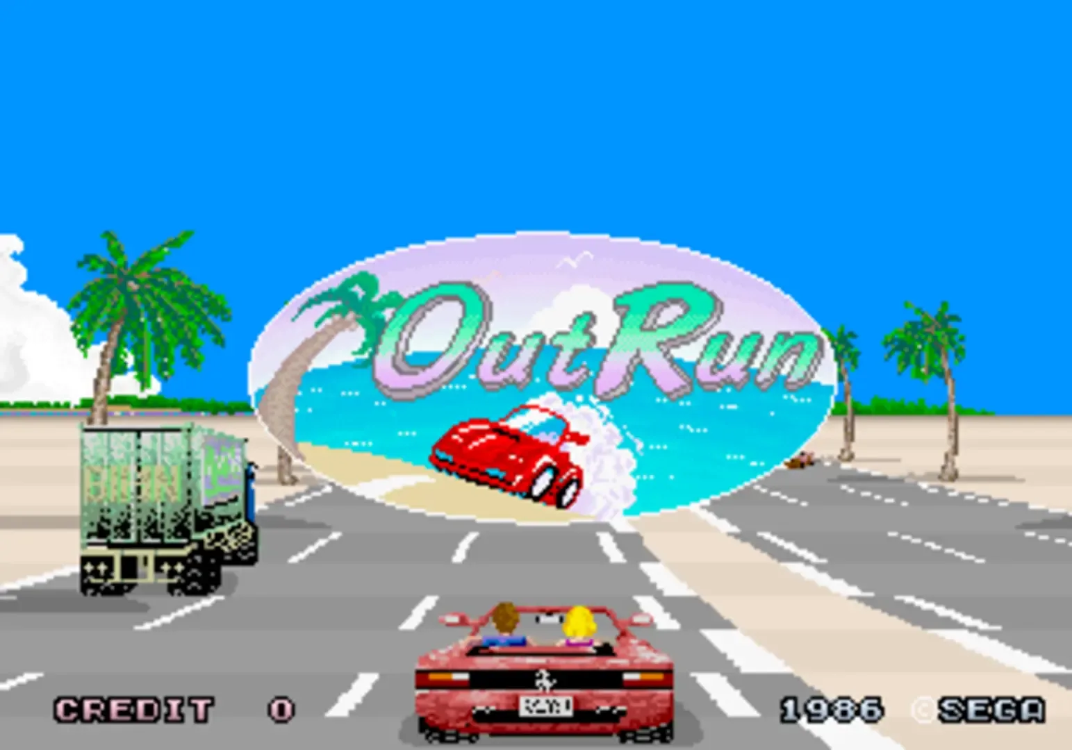 Captura de pantalla - OutRun