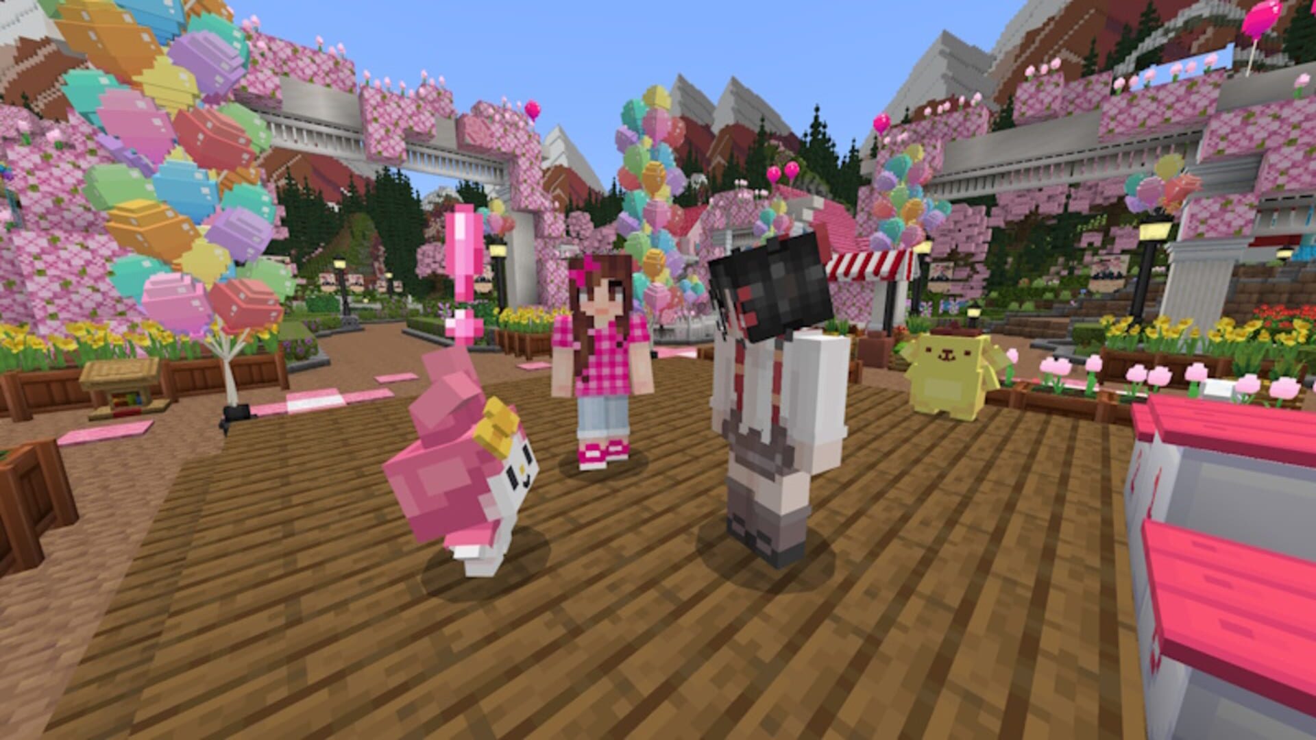 Captura de pantalla - Minecraft: Hello Kitty and Friends