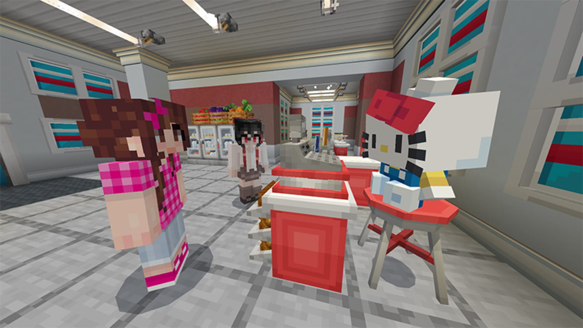 Captura de pantalla - Minecraft: Hello Kitty and Friends