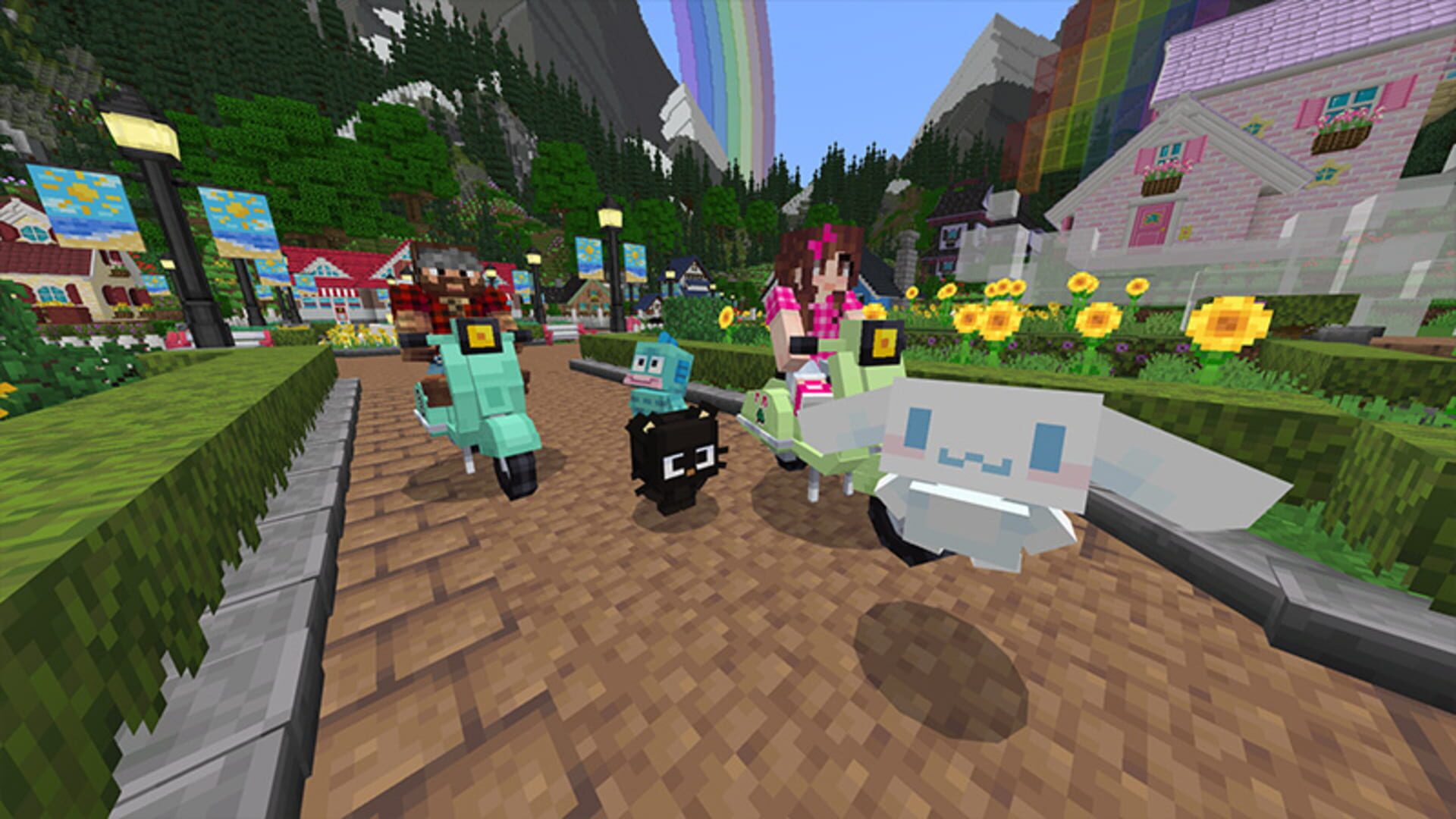 Captura de pantalla - Minecraft: Hello Kitty and Friends