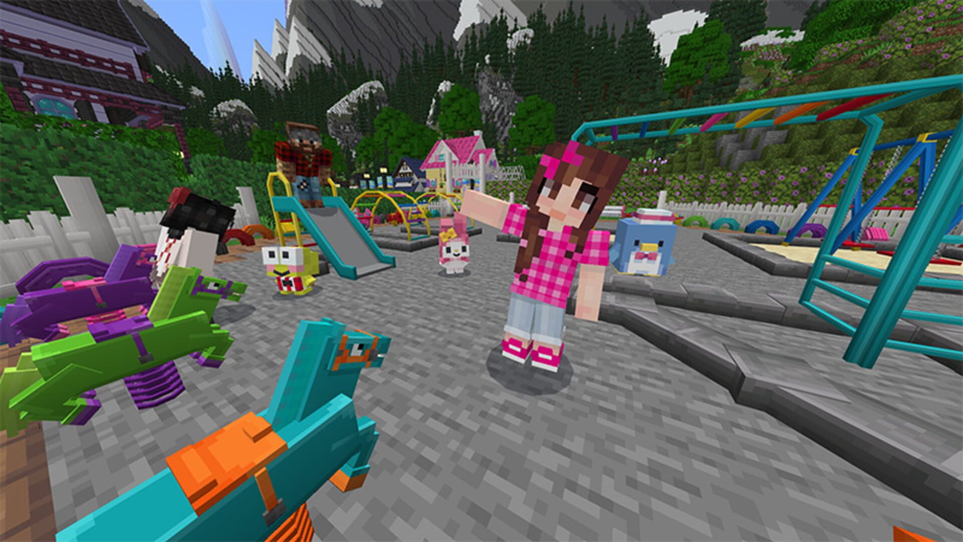 Captura de pantalla - Minecraft: Hello Kitty and Friends