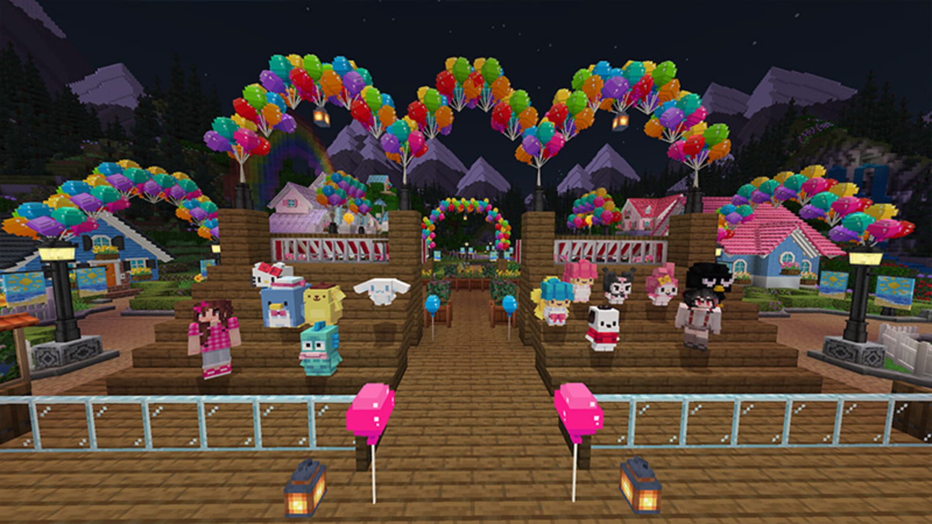 Captura de pantalla - Minecraft: Hello Kitty and Friends