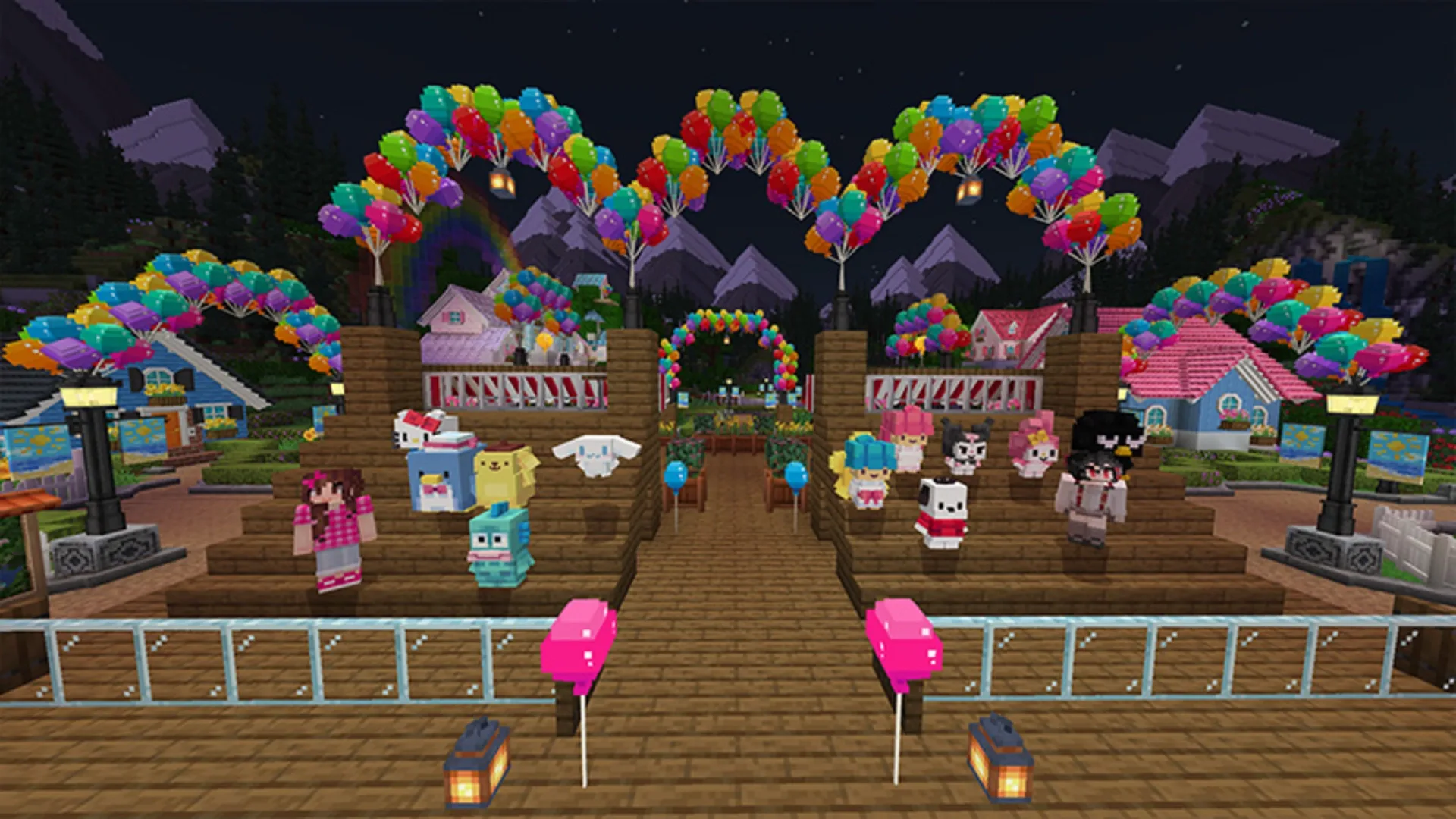 Captura de pantalla - Minecraft: Hello Kitty and Friends