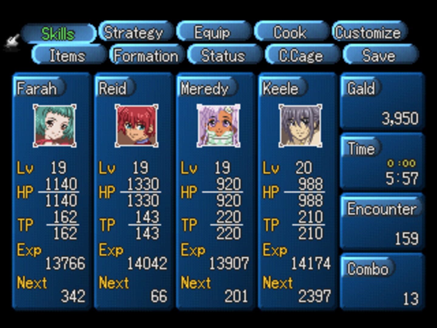 Tales of Destiny II screenshot