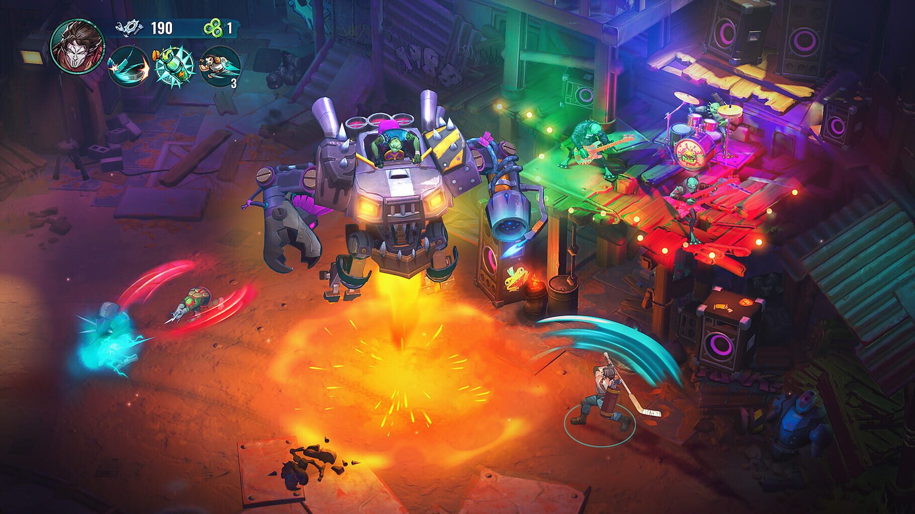 Teenage Mutant Ninja Turtles: Splintered Fate - Casey Jones & the Junkyard Jam screenshot