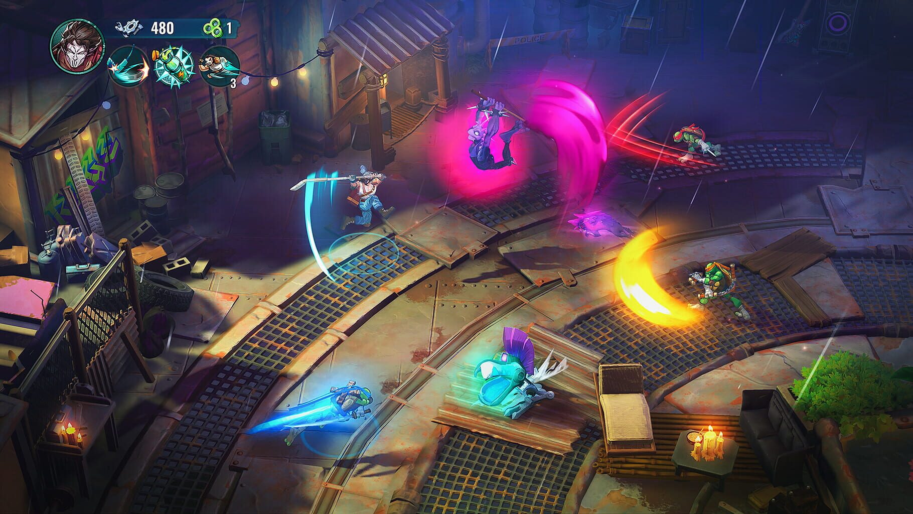 Teenage Mutant Ninja Turtles: Splintered Fate - Casey Jones & the Junkyard Jam screenshot