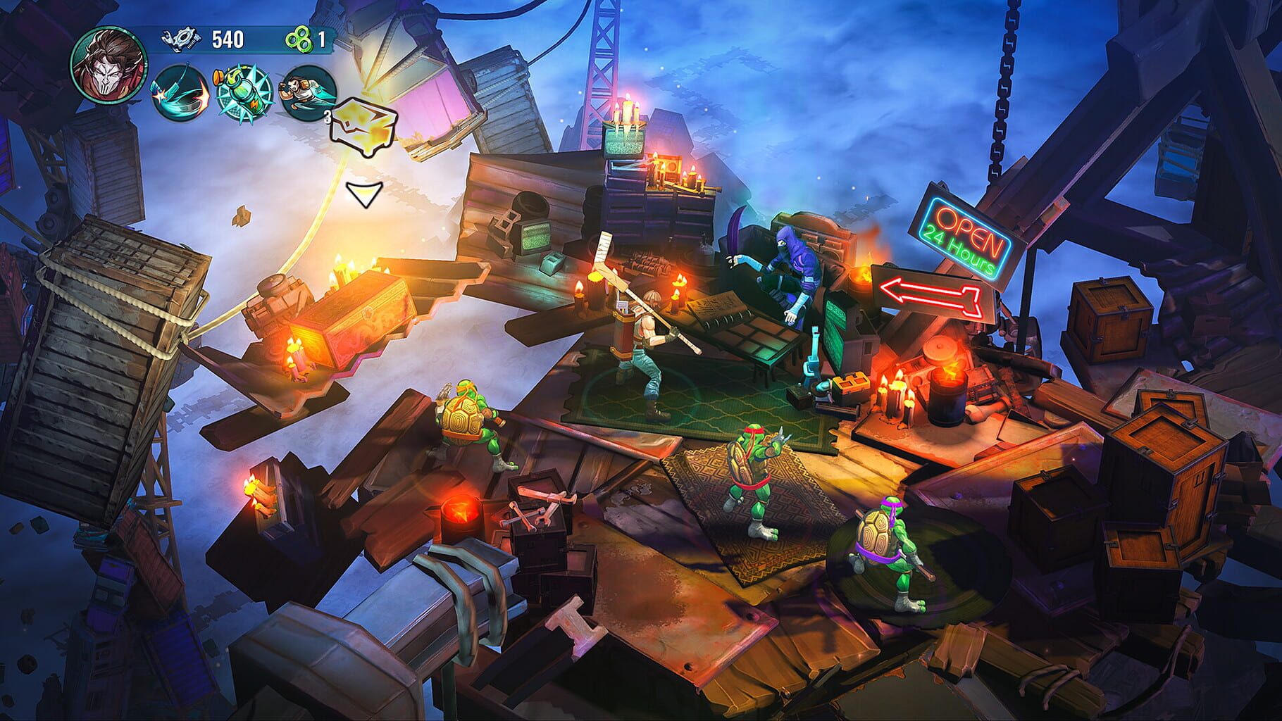 Teenage Mutant Ninja Turtles: Splintered Fate - Casey Jones & the Junkyard Jam screenshot