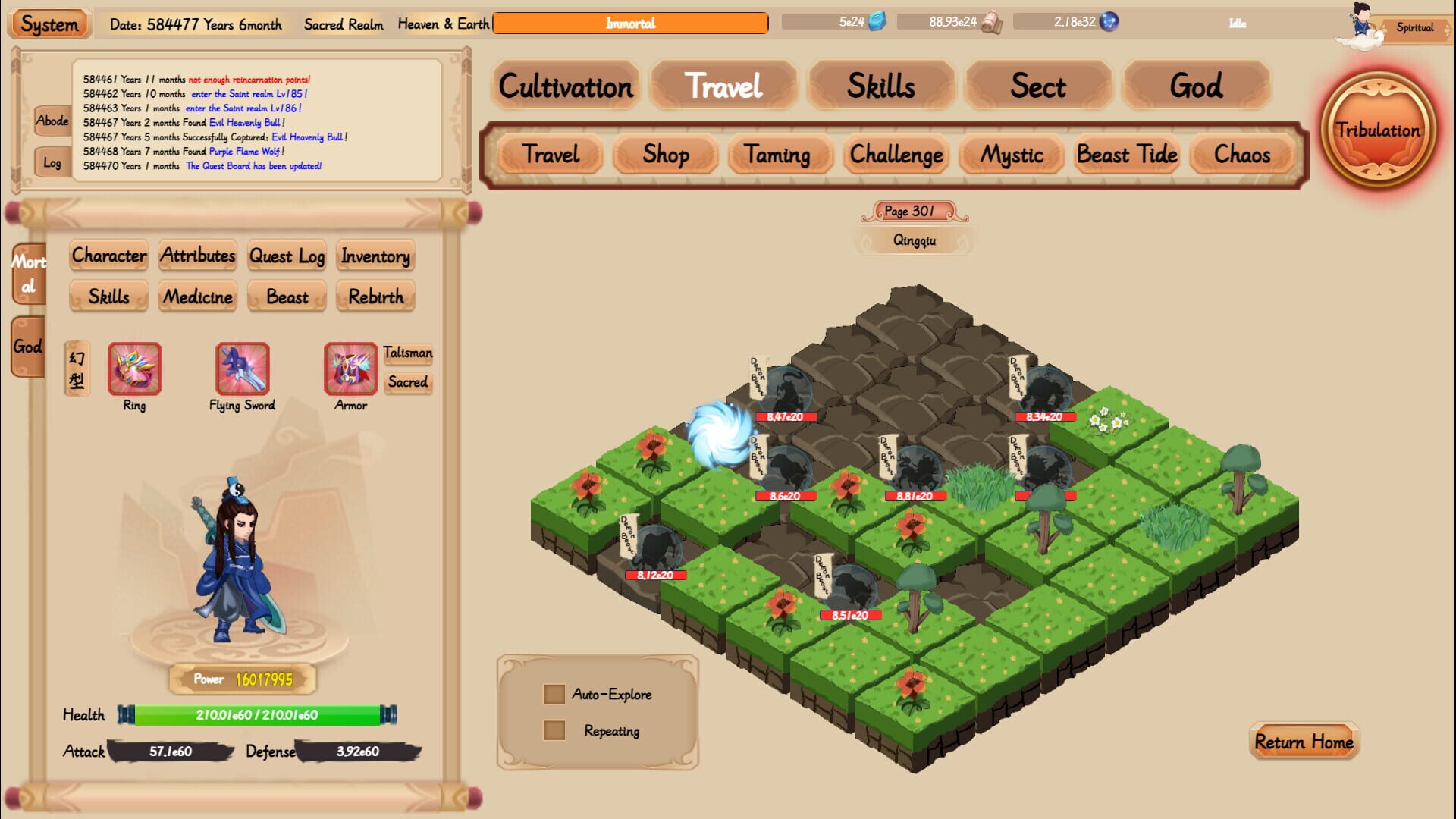 Xiuzhen Idle - Screenshot
