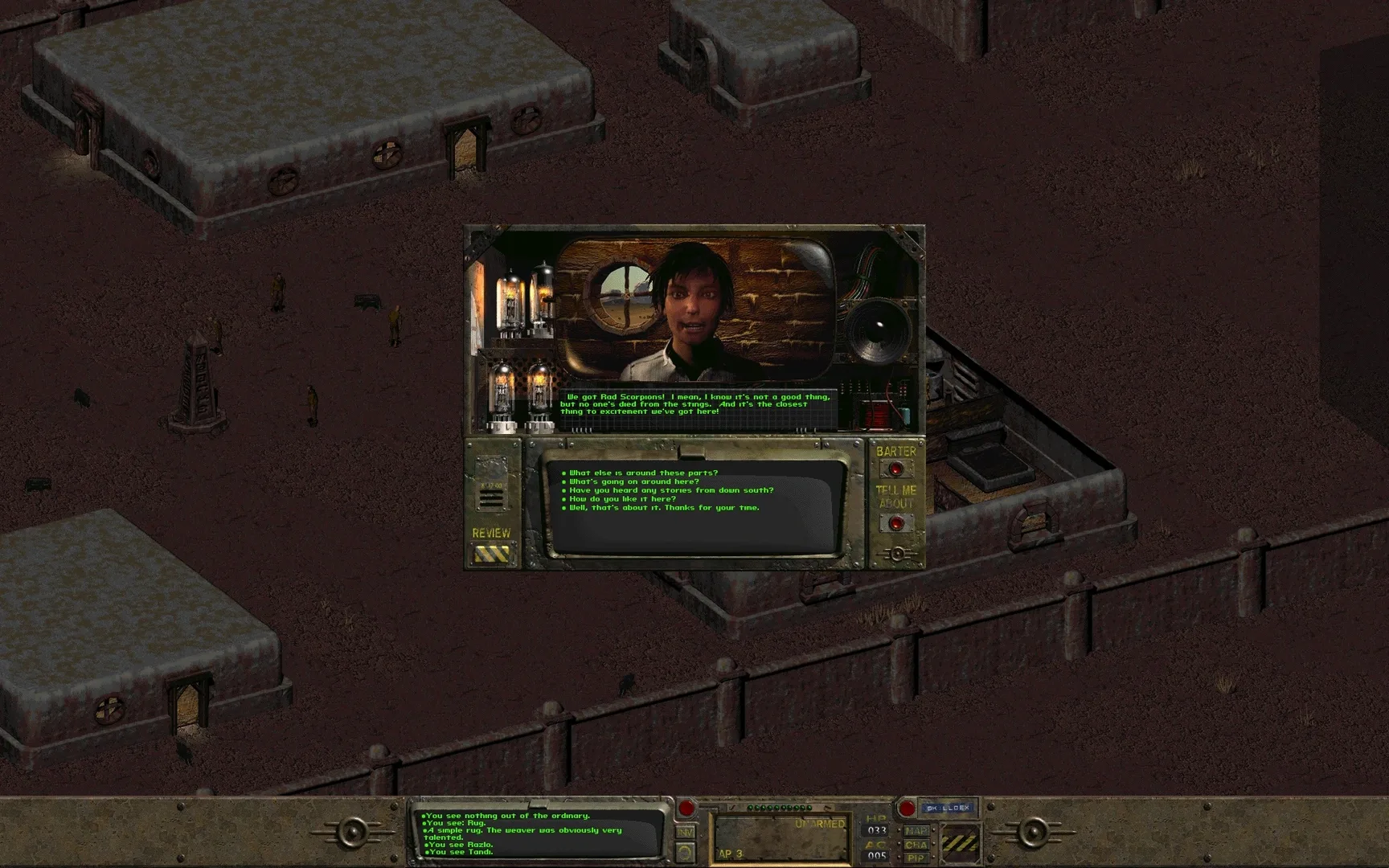 Captura de pantalla - Fallout: A Post Nuclear Role Playing Game