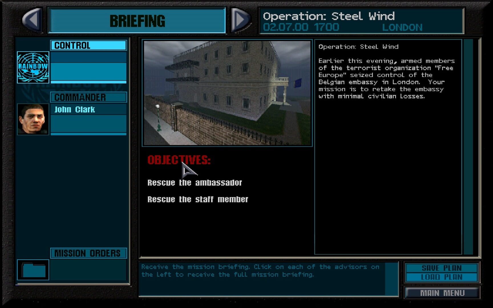 Tom Clancy's Rainbow Six screenshot