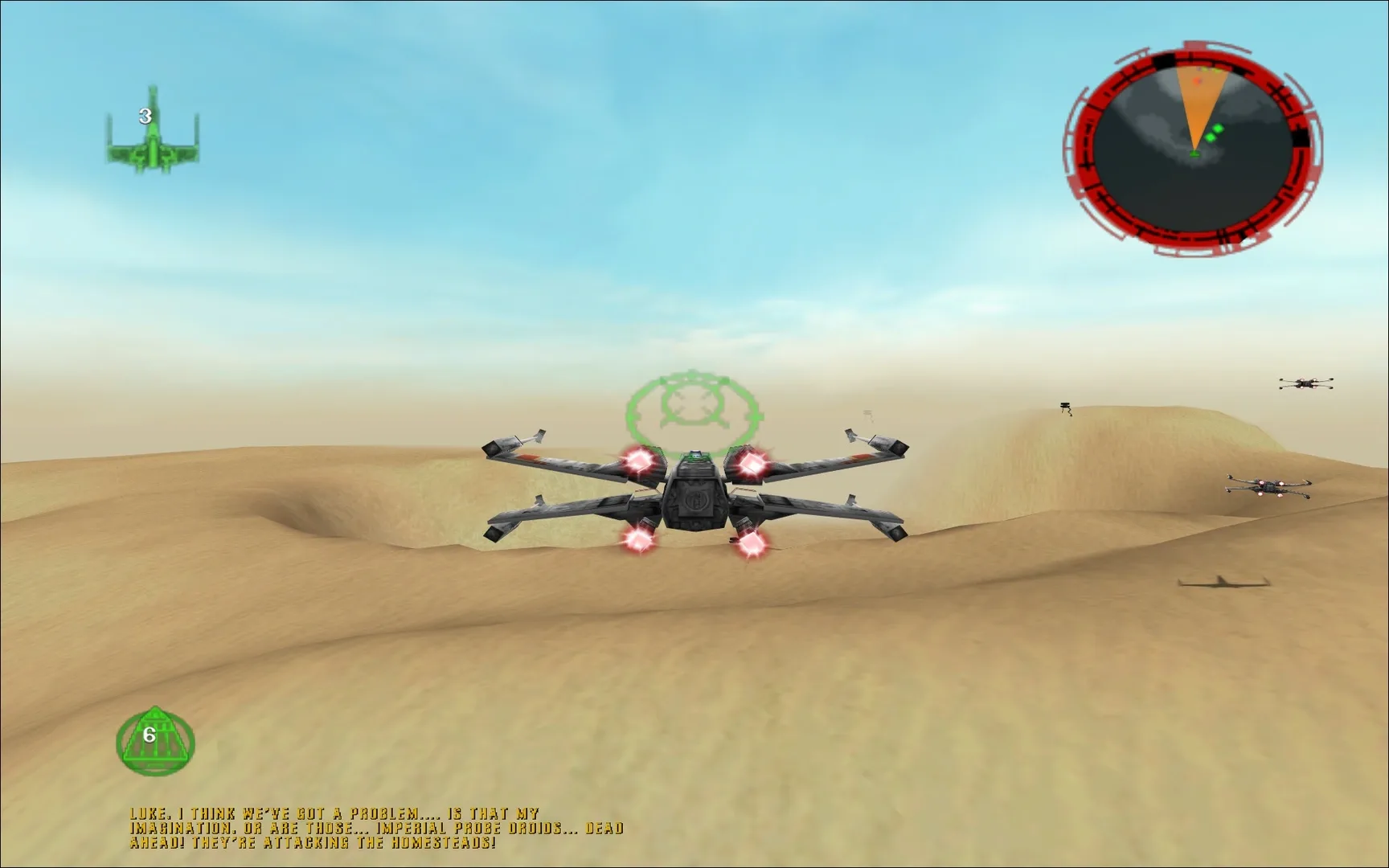 Captura de pantalla - Star Wars: Rogue Squadron