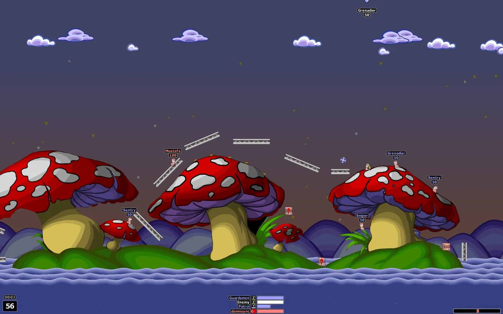 Captura de pantalla - Worms Armageddon