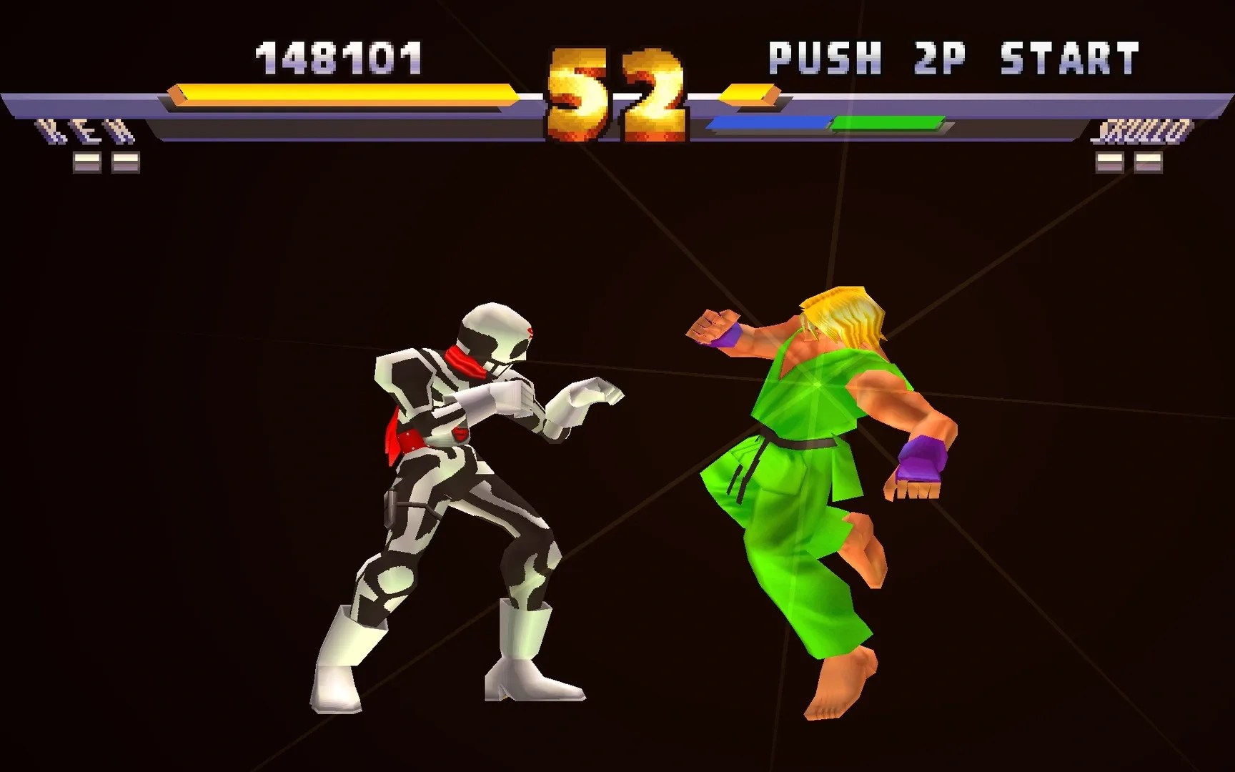 Captura de pantalla - Street Fighter EX2 Plus
