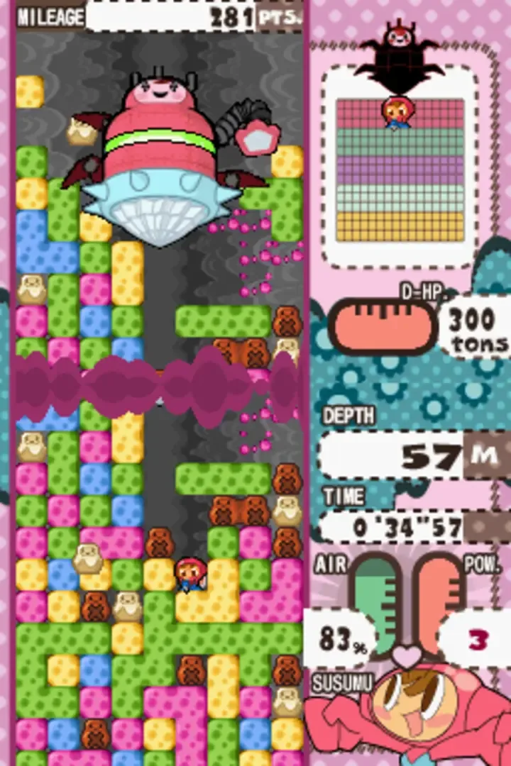 Captura de pantalla - Mr. Driller: Drill Spirits