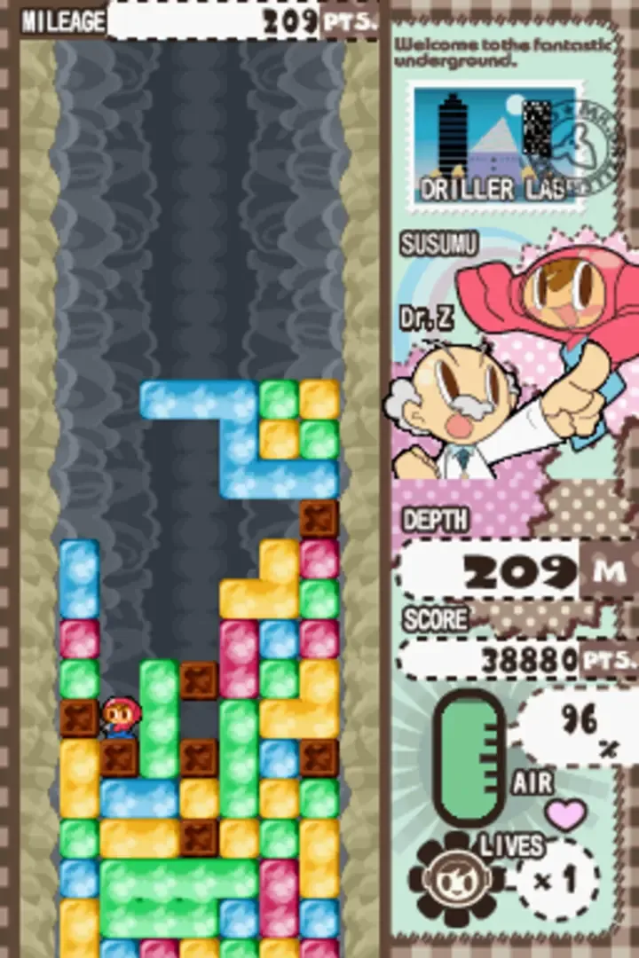Captura de pantalla - Mr. Driller: Drill Spirits