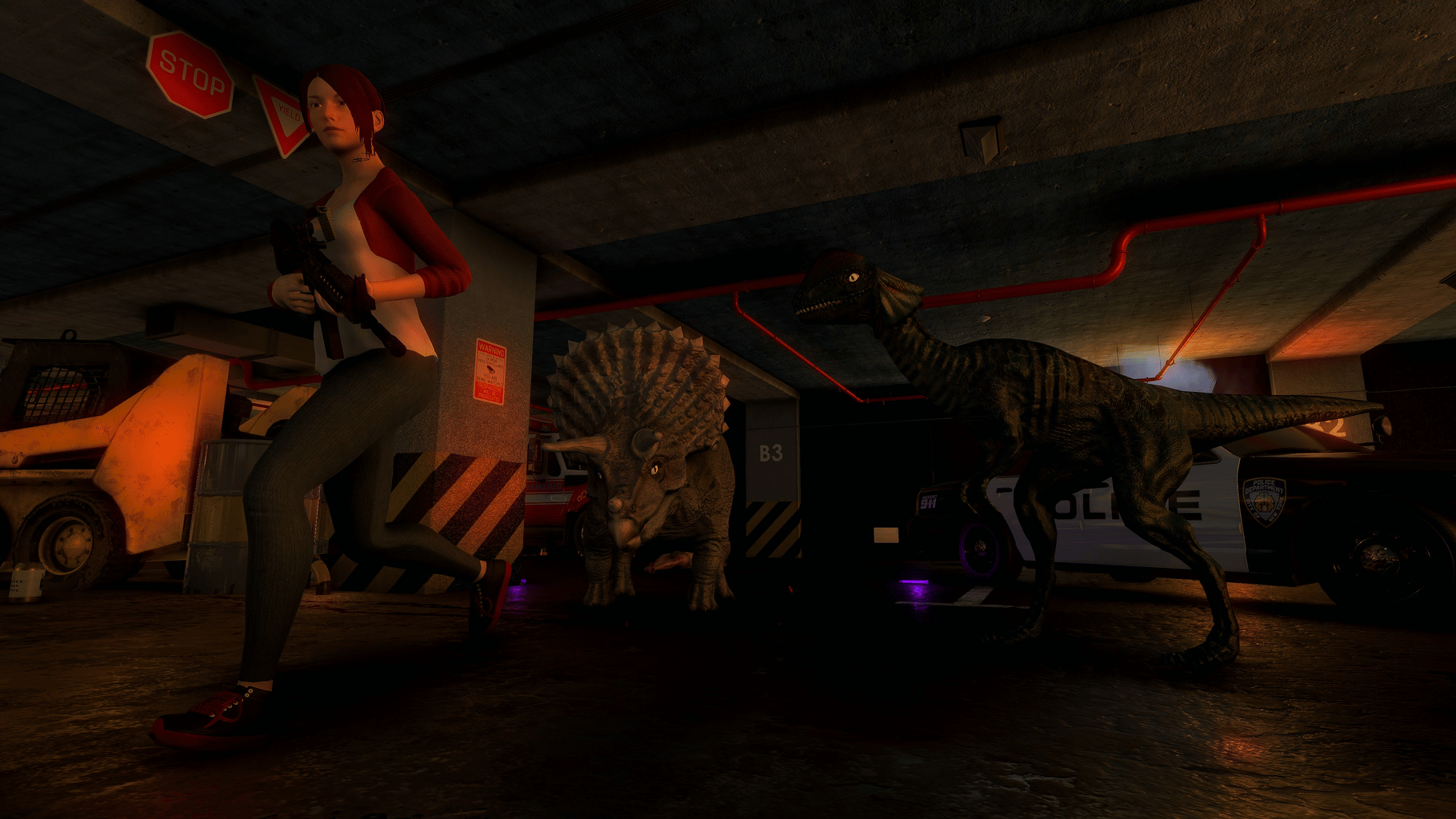 Railbreak: Neon Carnage Collection screenshot