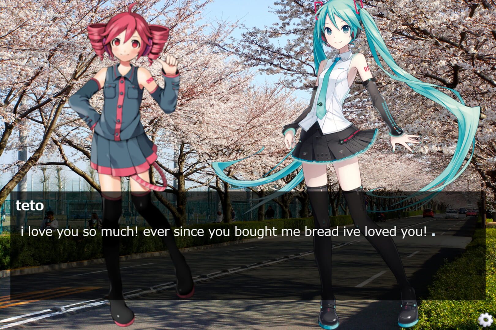 Kasane Teto and Hatsune Miku are Lesbians