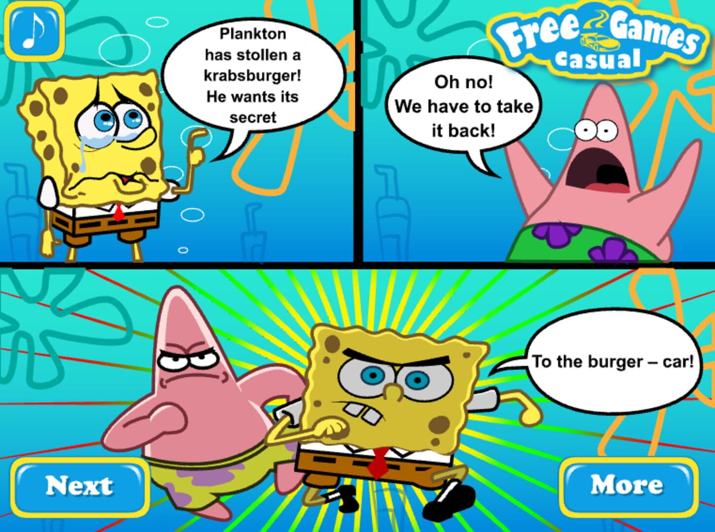 Spunch Bob and Krabsburger Secret
