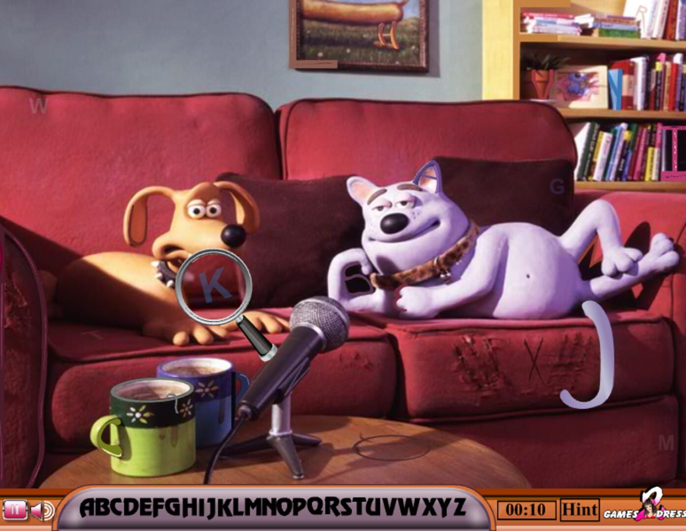 Hidden Alphabets: Wallace & Gromit