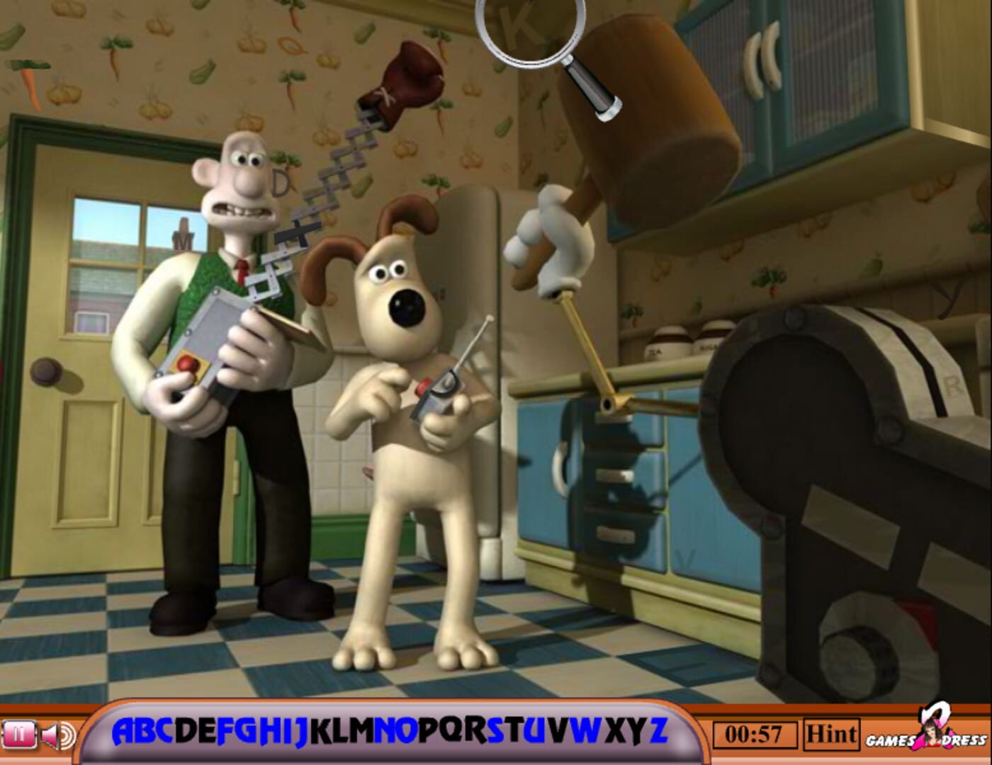 Hidden Alphabets: Wallace & Gromit