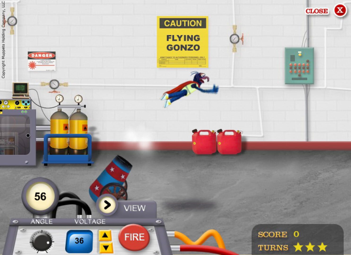 The Great Gonzo’s Ridiculously Dangerous & Downright Foolish Stunt Game