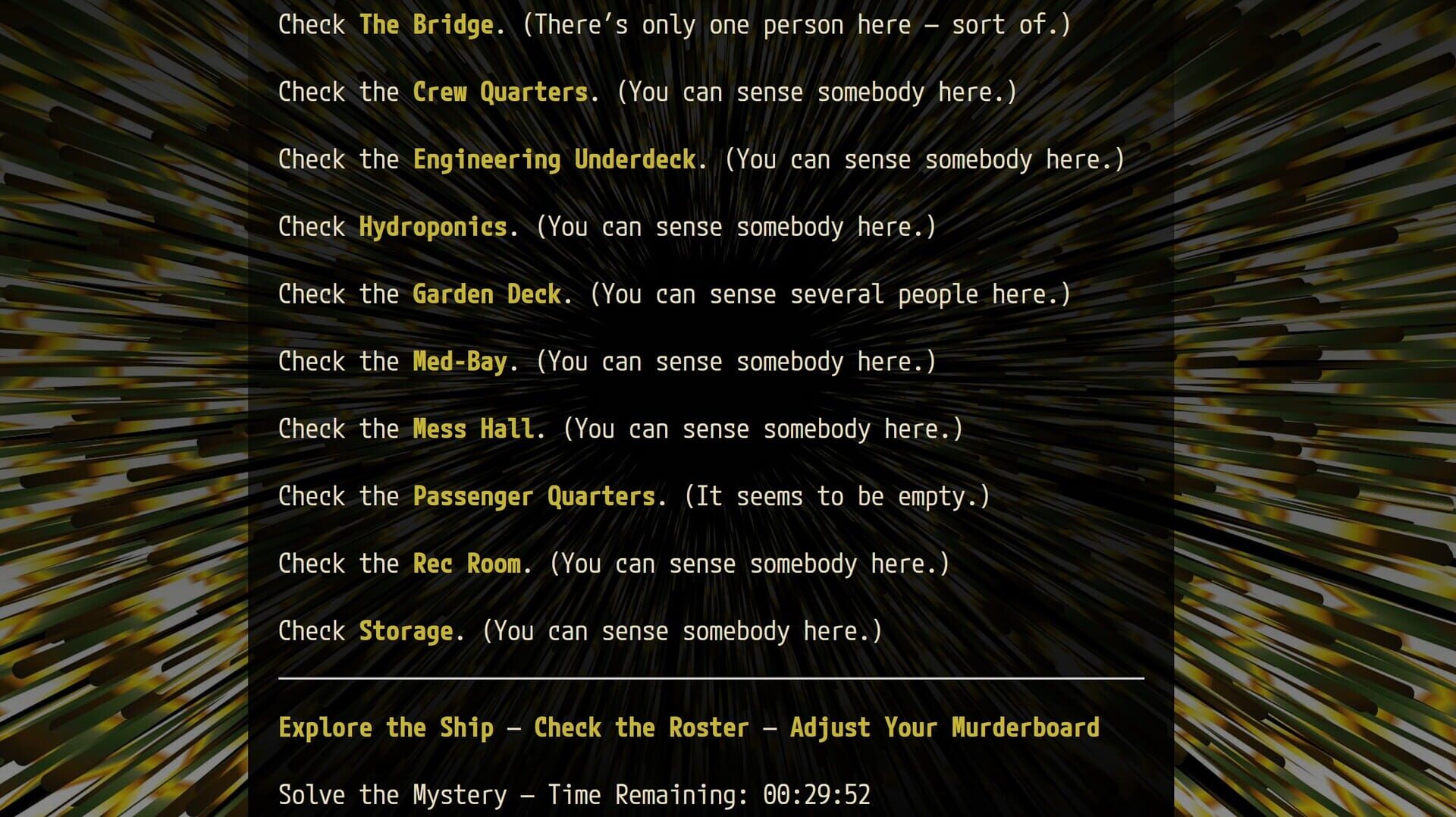 A Death in Hyperspace