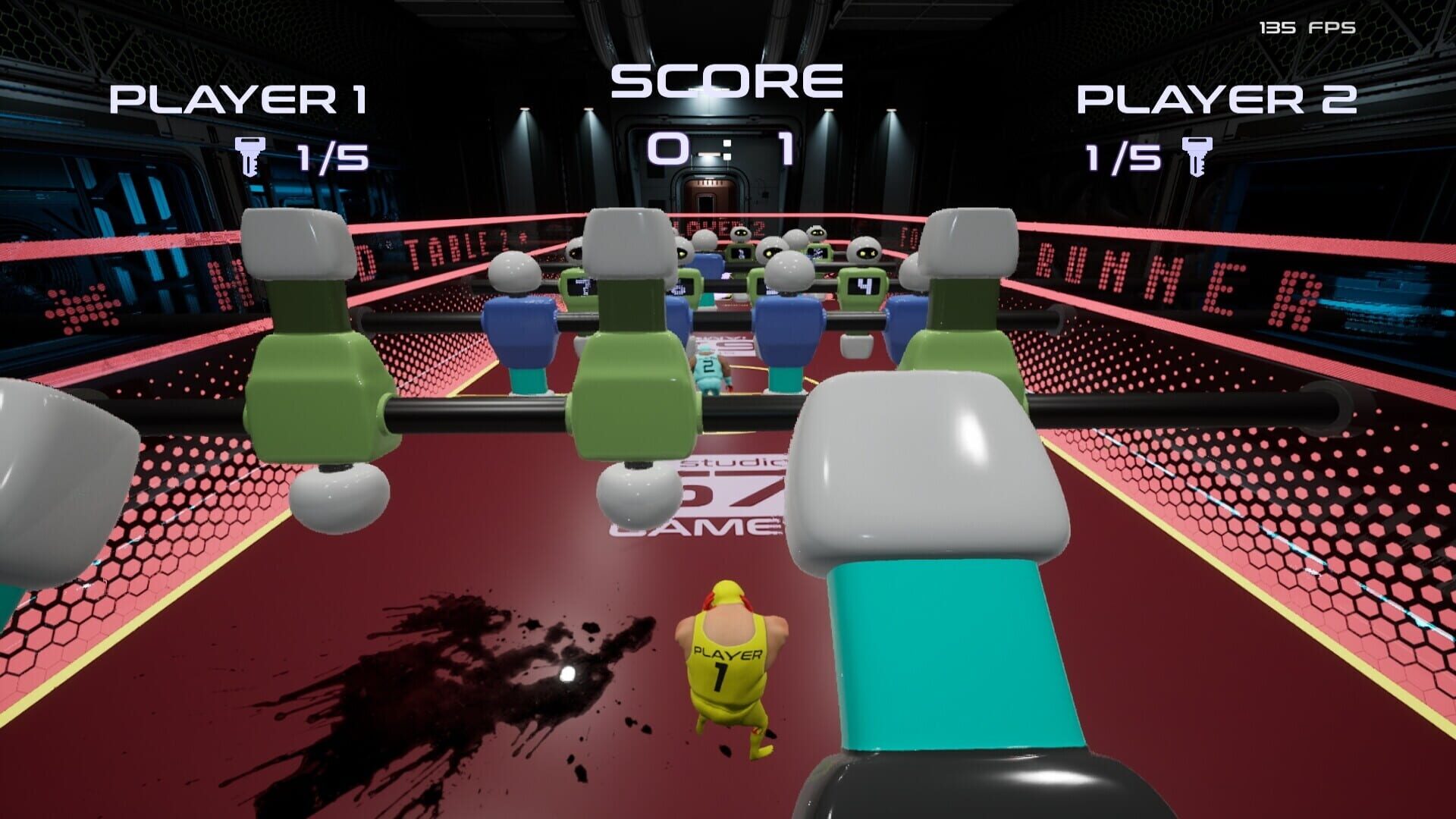 Foosball Runner - Screenshot
