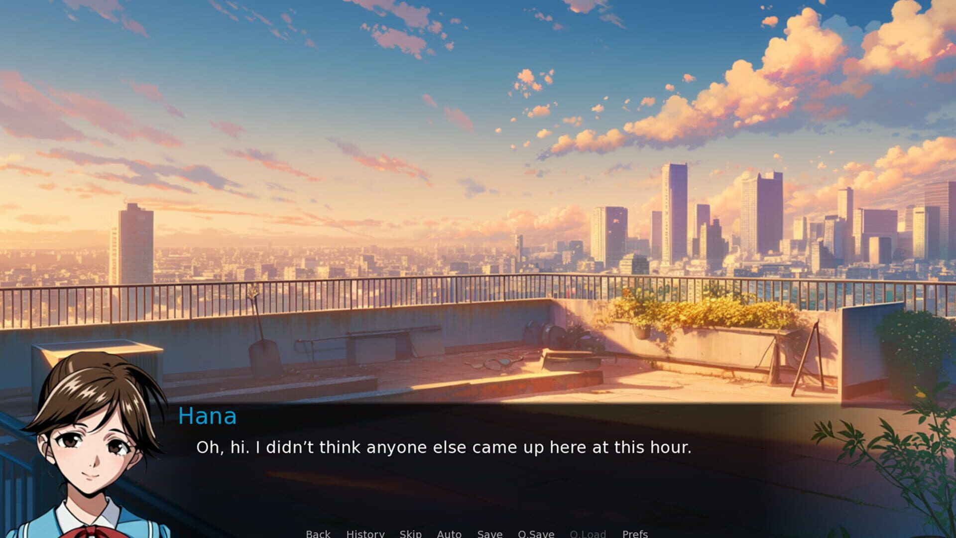 Beneath The Rooftop Sky