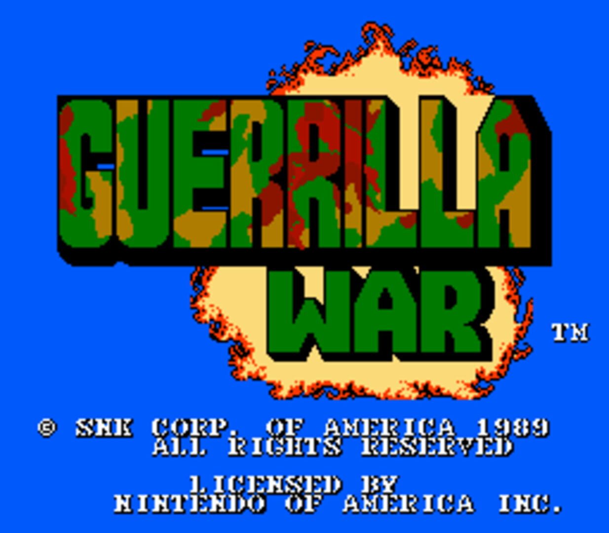 Guerrilla War screenshot