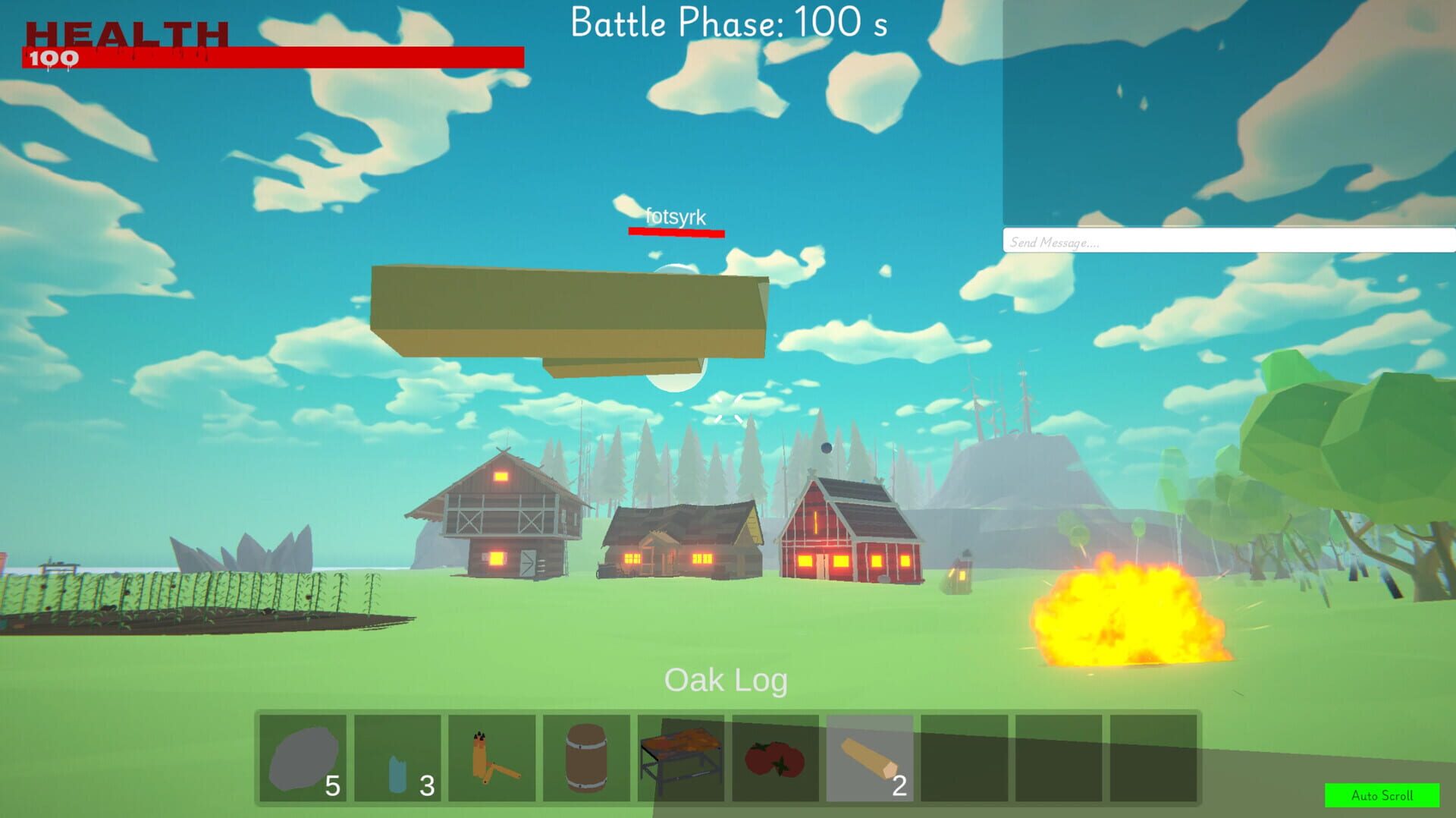 Throweat Area - Screenshot