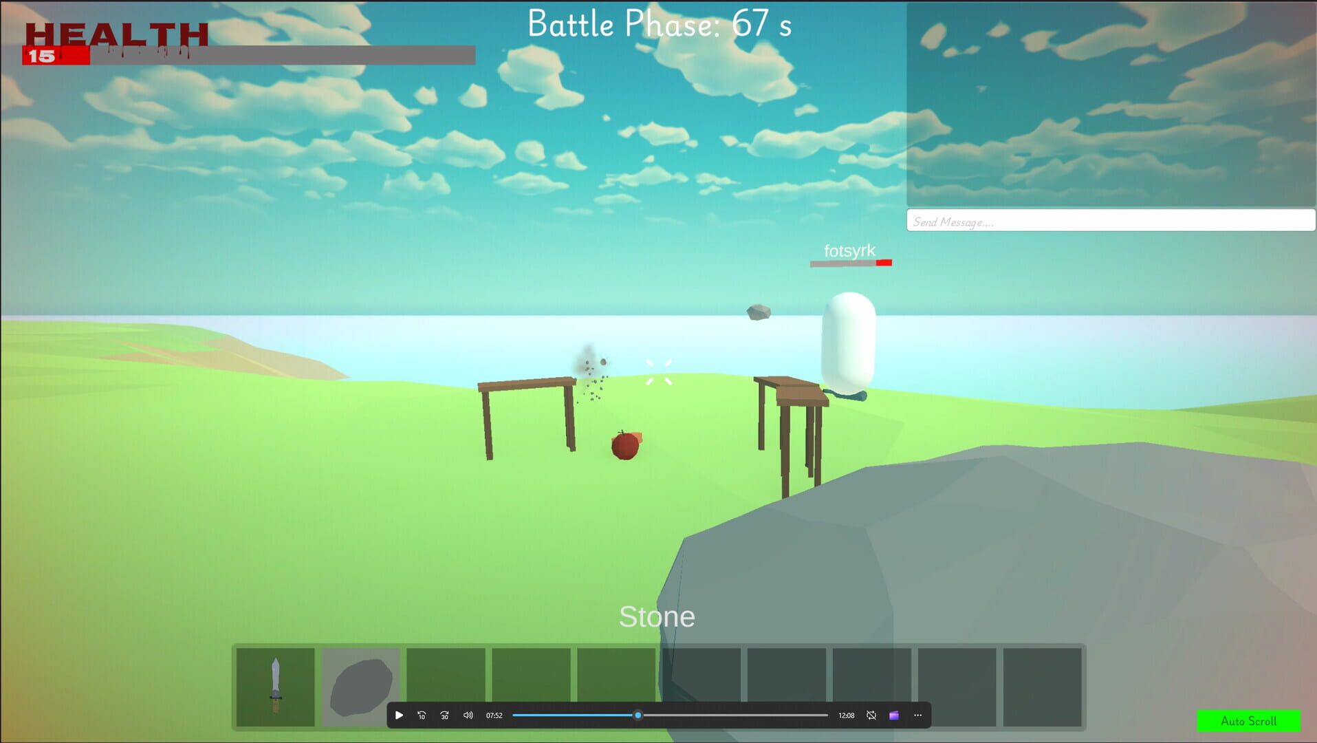 Throweat Area - Screenshot