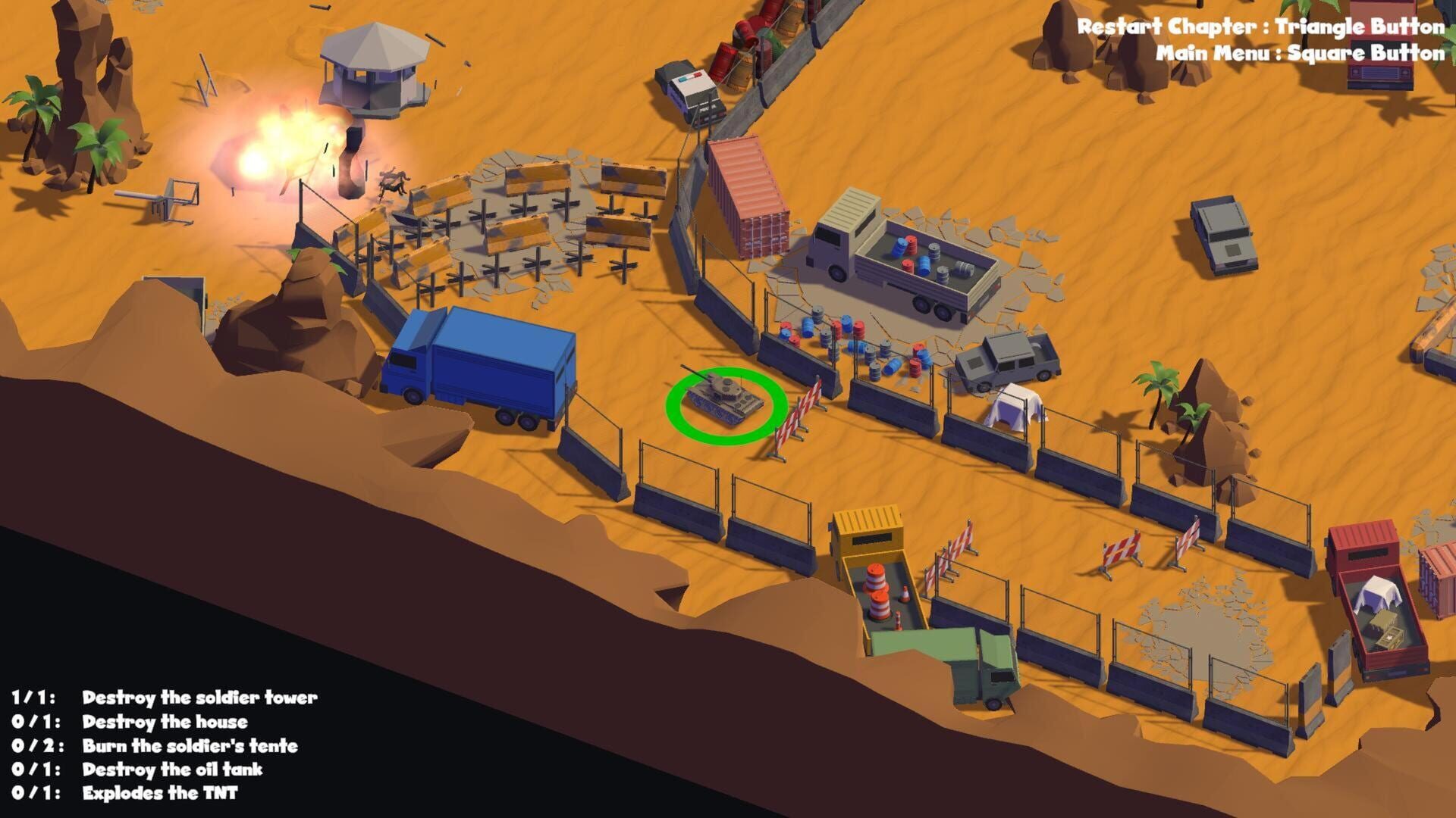Desert Tank Chaos - Screenshot