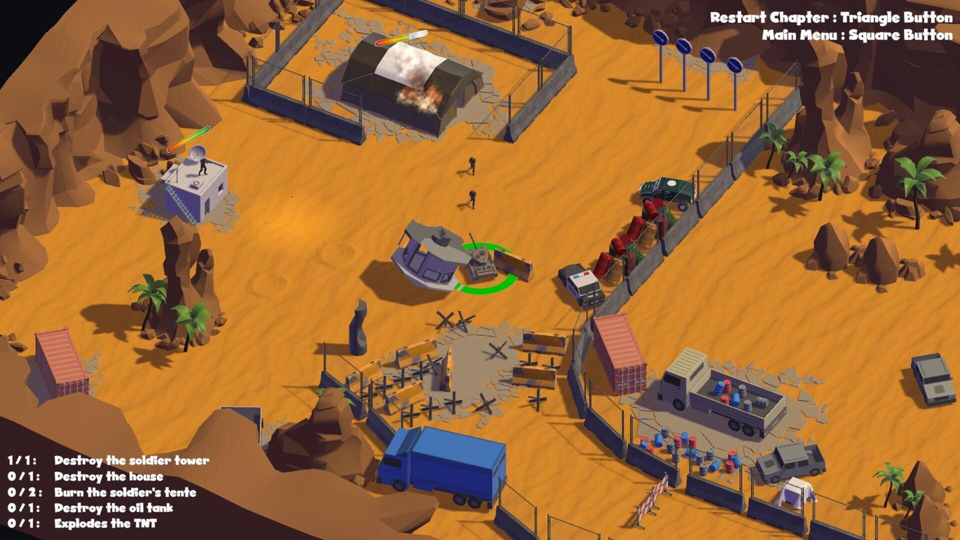 Desert Tank Chaos - Screenshot