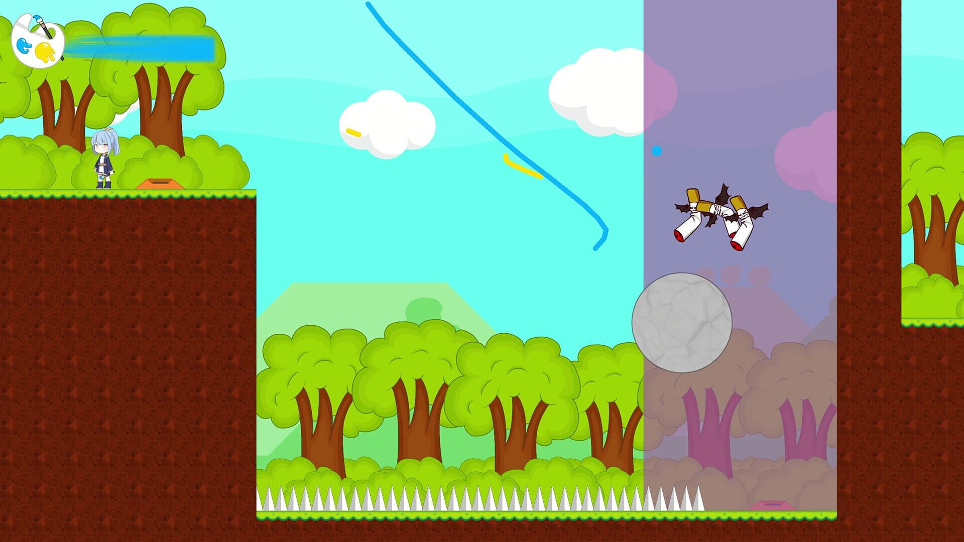 Paintbrush Warrior - Screenshot