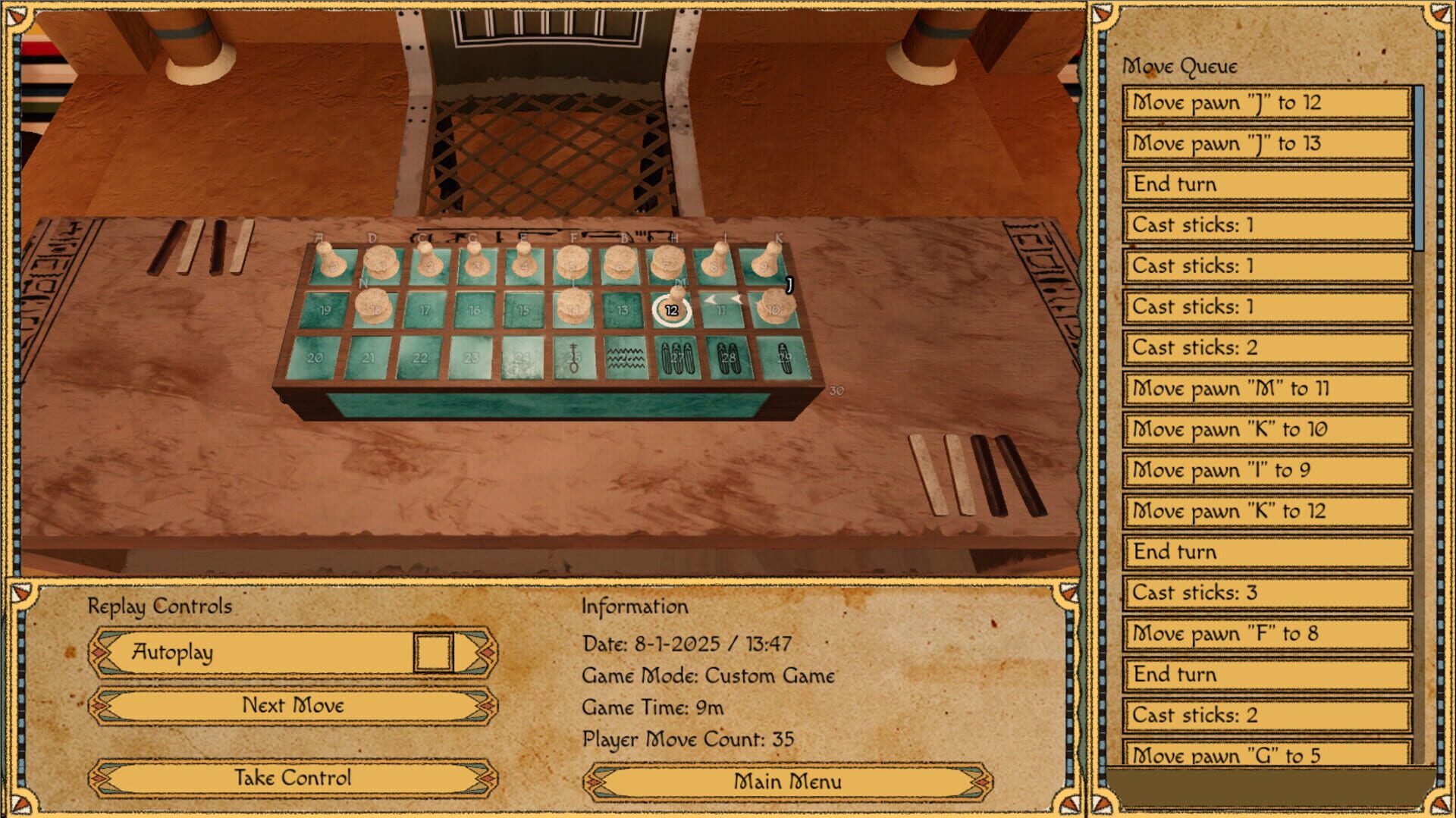 Senet: Households - Screenshot