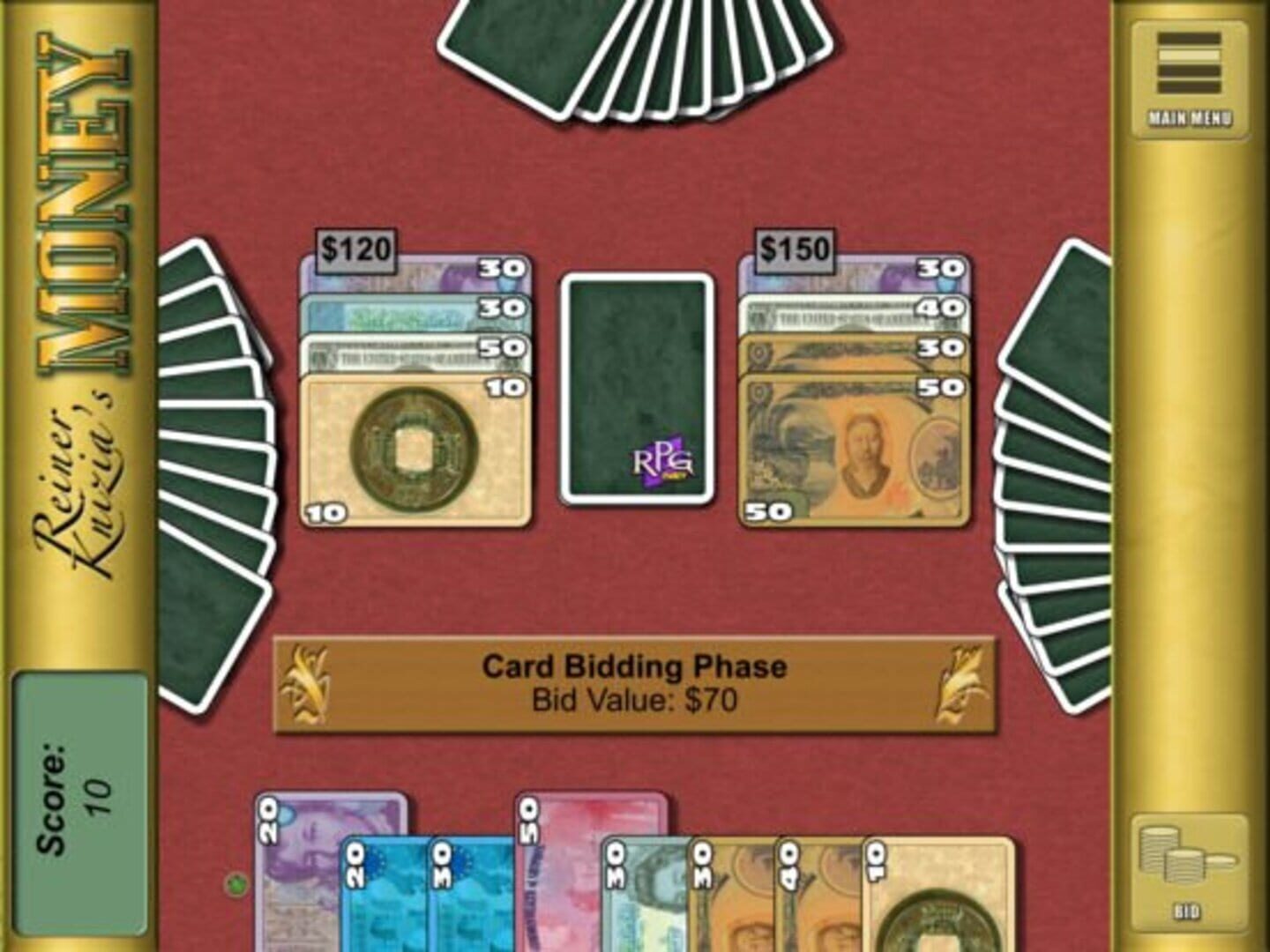 Reiner Knizia's Money - Screenshot