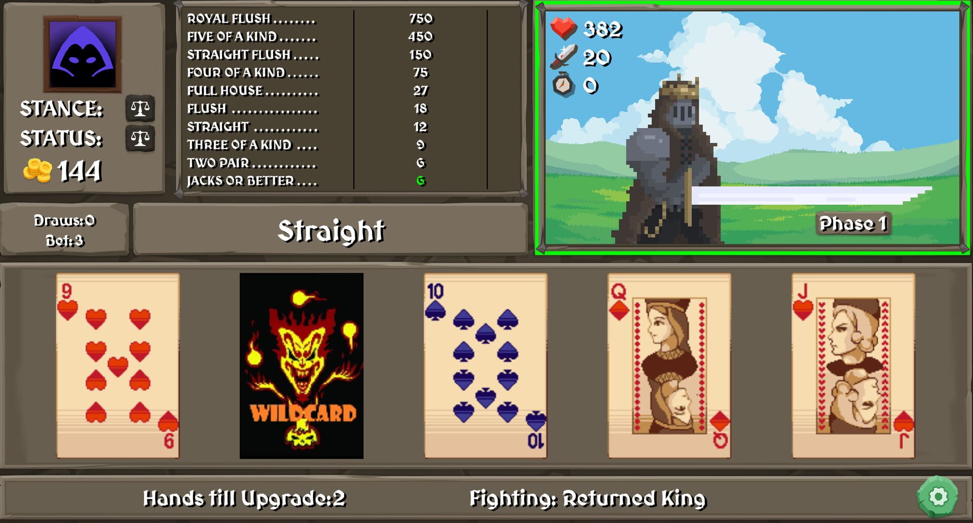 Video Poker Rogue - Screenshot