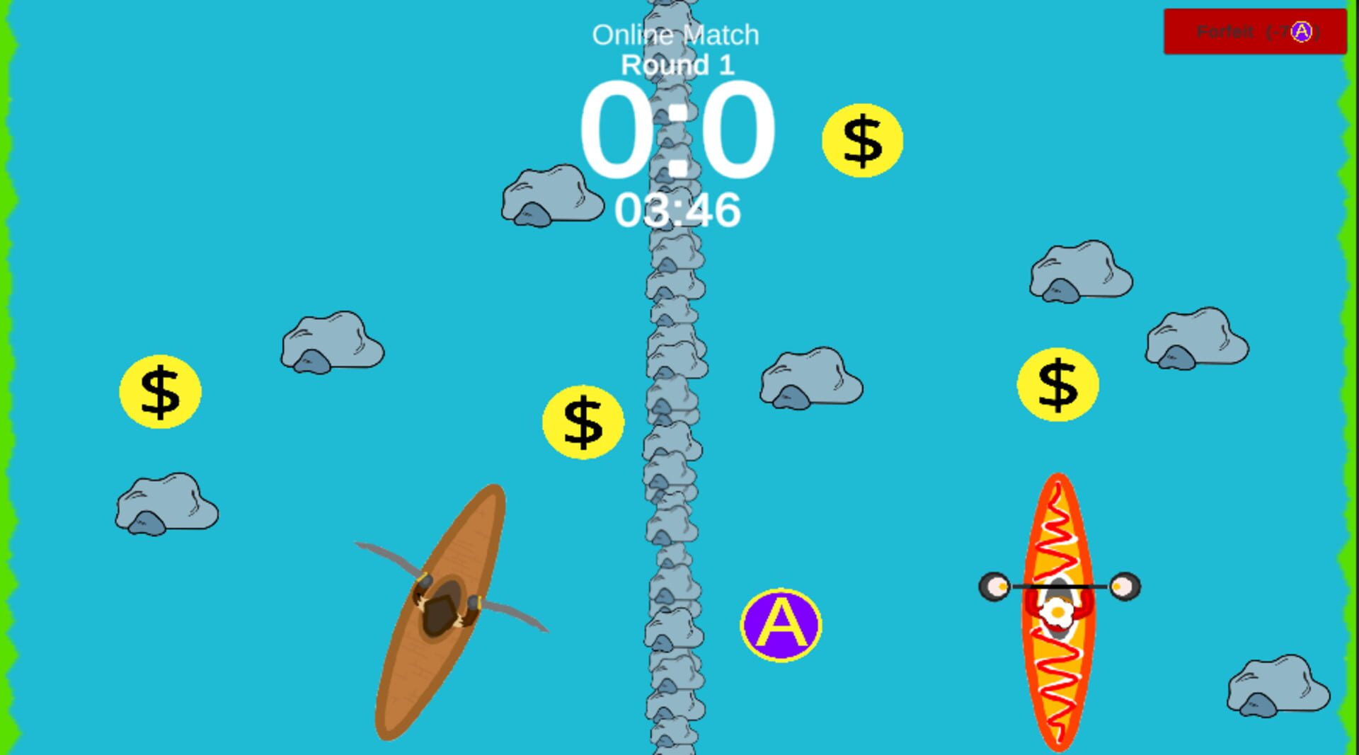 Skimming Canoe - Screenshot