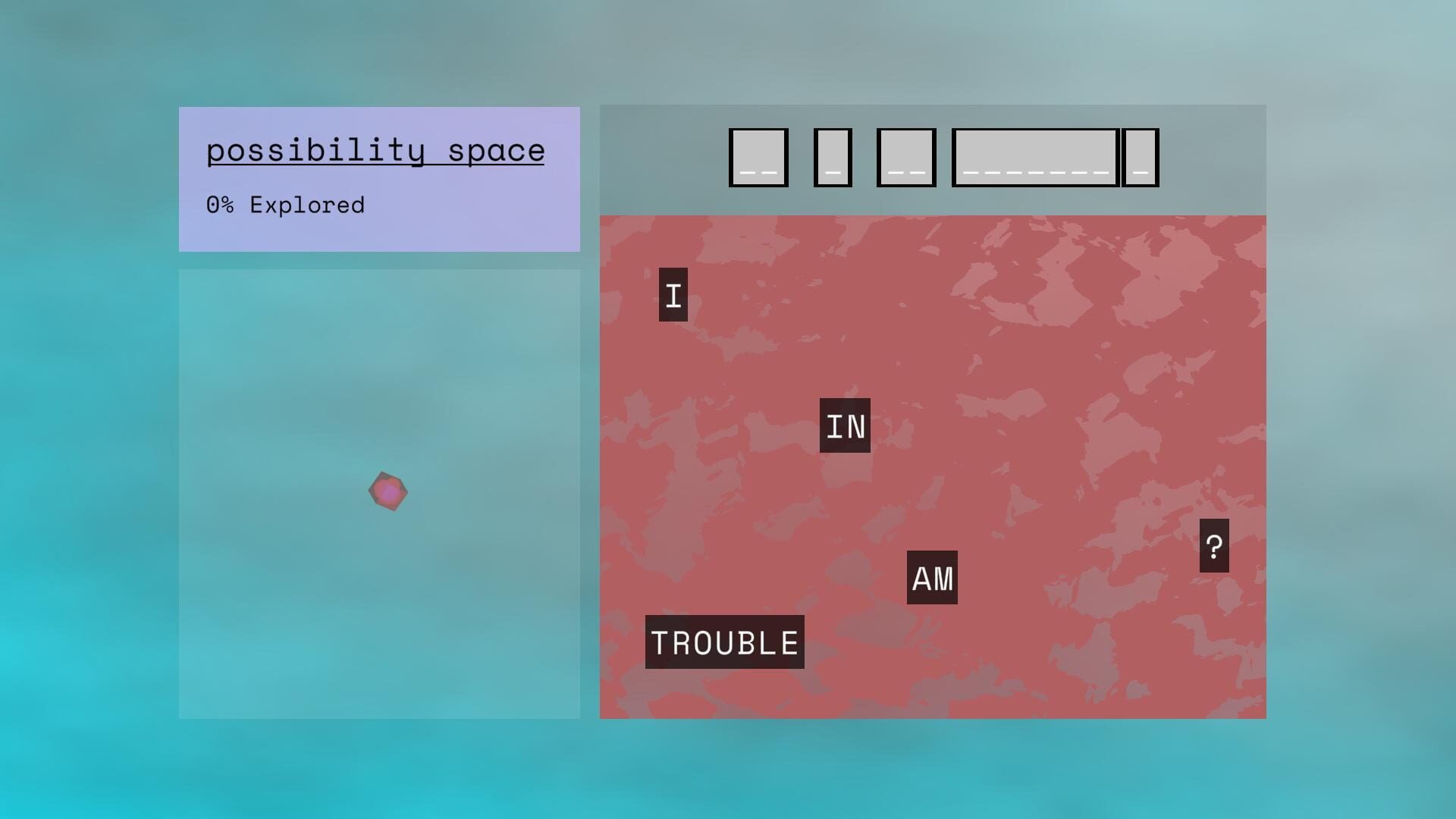 Possibility Space - Screenshot