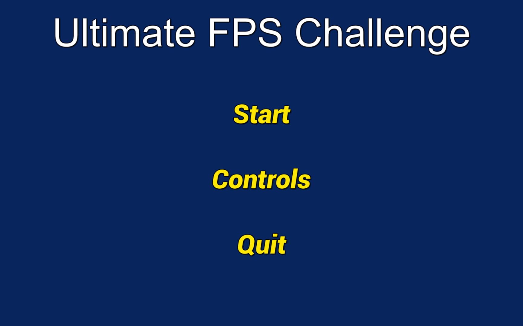 Ultimate FPS Challenge - Screenshot
