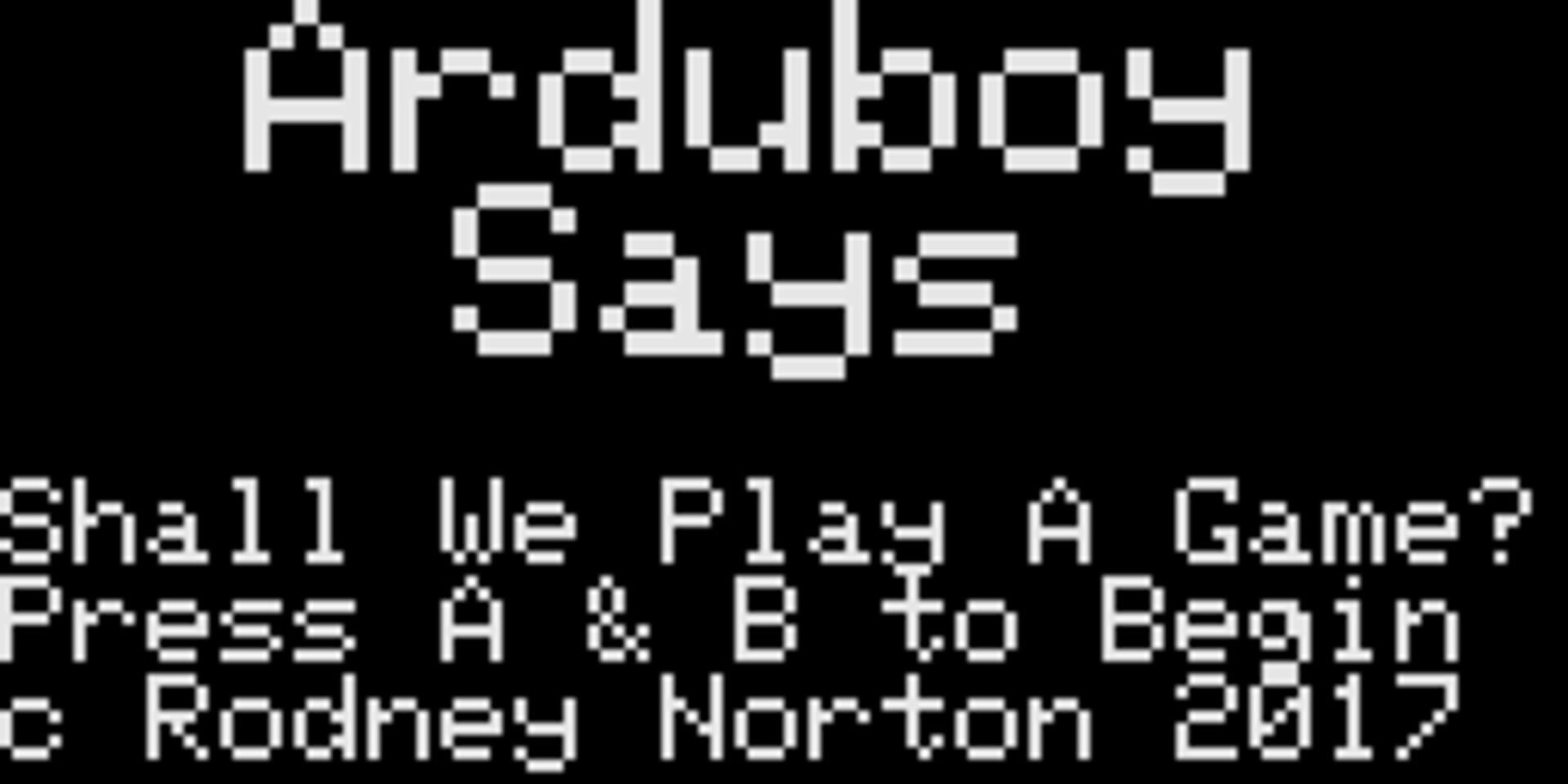 Arduboy Says