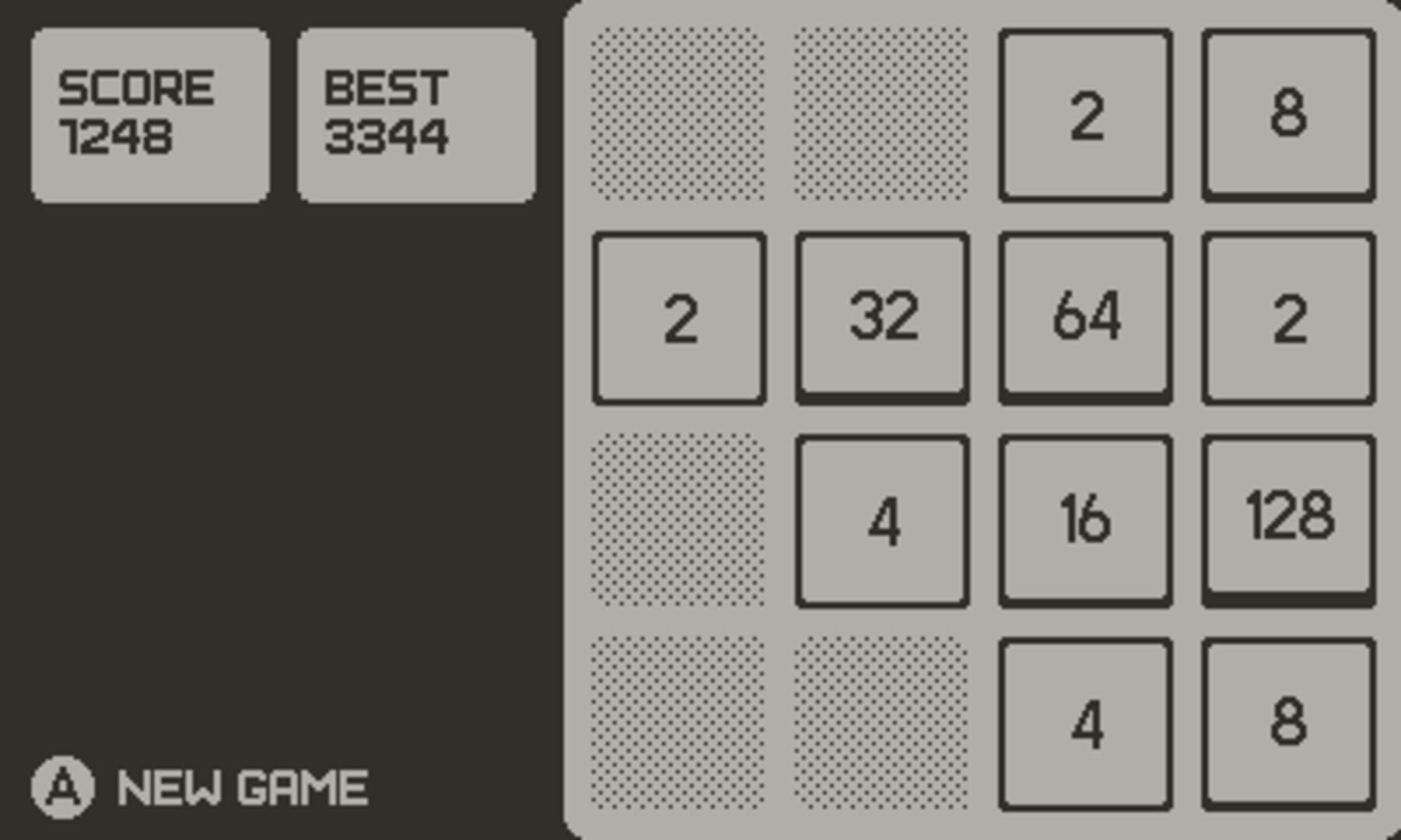 2048 for Playdate