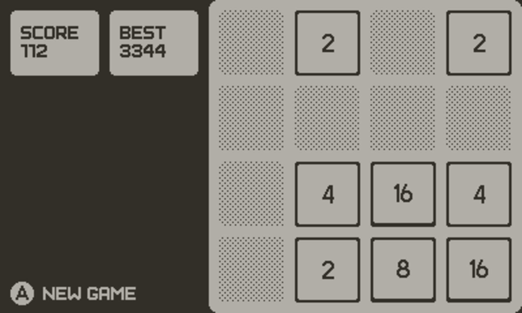 2048 for Playdate