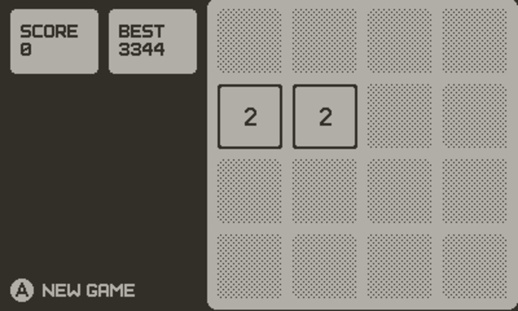 2048 for Playdate