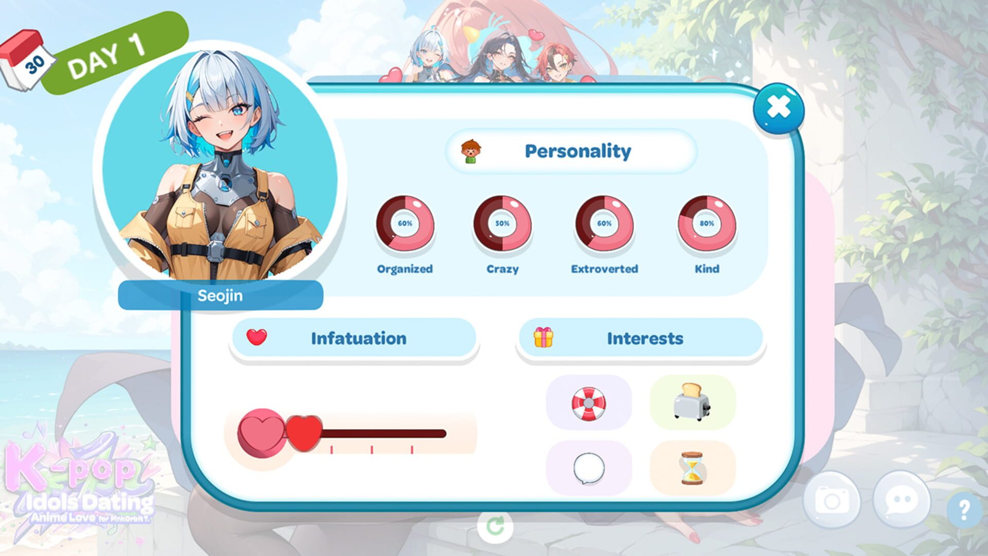 K-pop Idols Dating: Anime Love for PinkOrbil T. screenshot