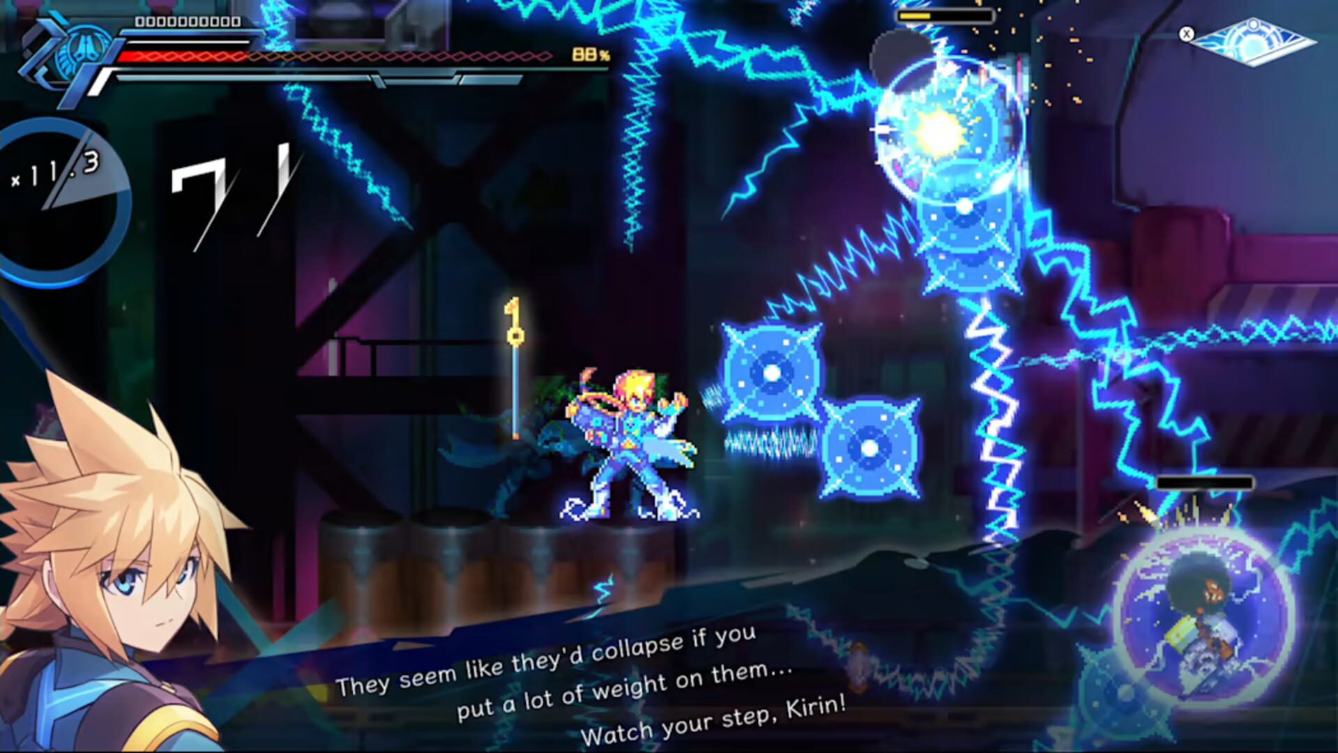 Azure Striker Gunvolt 3 screenshot