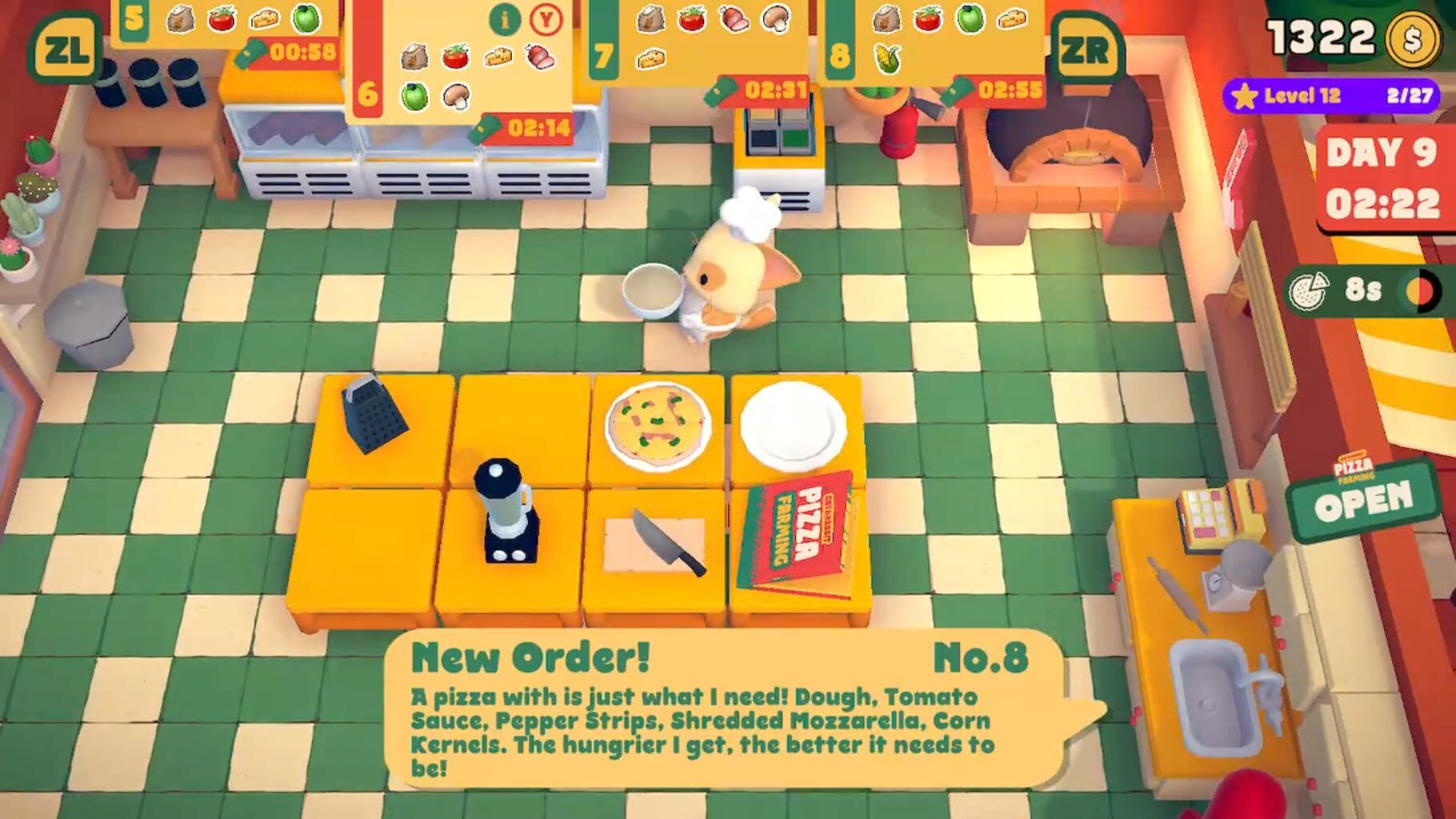 Cat & Rabbit Pizza Farming screenshot